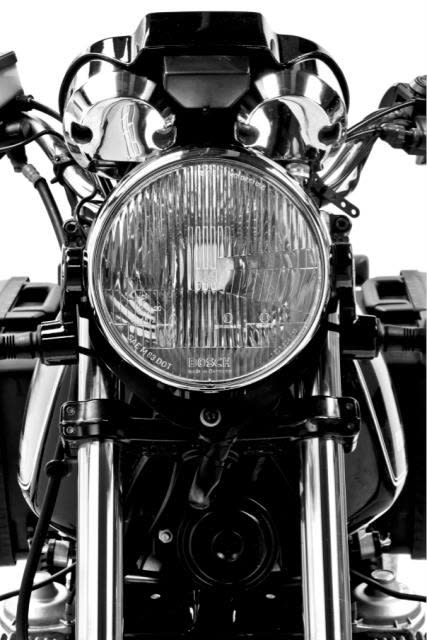 My 1000 cc Airhead (1995 R100R)(white), 2012 44 x 36 in., Ed. 9 72 x 48 in., Ed. 12