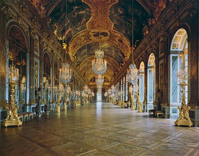 Galerie des glaces, (113) CCE.02.034, Corps Central - 1er étage, Versailles, 1983 40 x 50 in., Ed. 10 50 x 60 in., Ed. 10