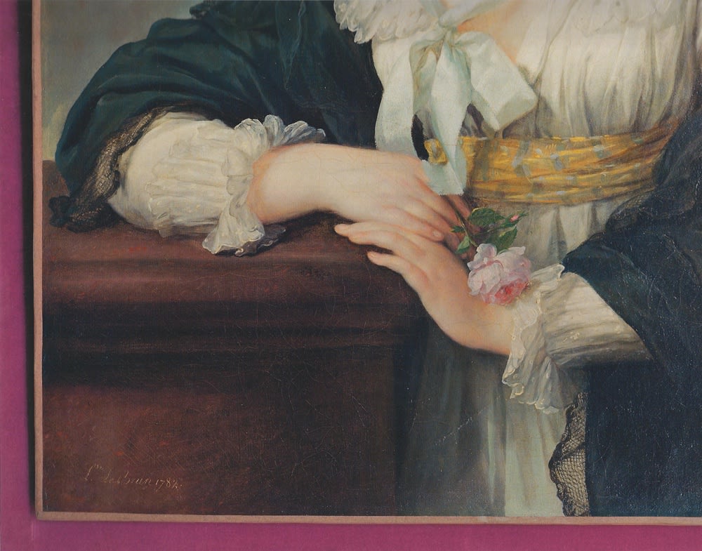 Yolande-Gabrielle-Martine de Polastron, duchesse de Polignac, MV 8971, by Élisabeth-Louise Vigée-Le Brun, 1782. Chambre du capitaine des gardes, (29) CCE.01.065, Corps Central - R.d.C, Château de Versailles, Versailles, France, 2009 40 x 50 in., Ed. 10 50 x 60 in., Ed. 10