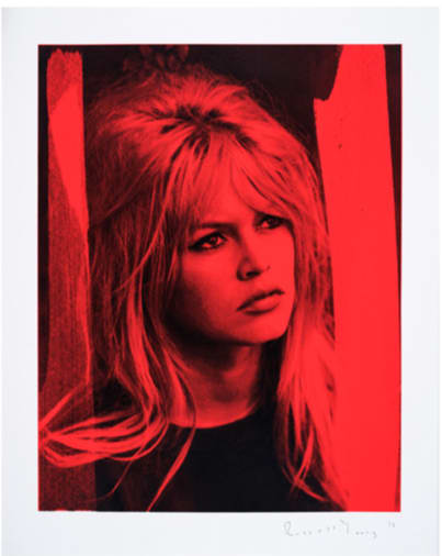 Bardot (red and black), 2019 30 x 24 in., Ed. 10