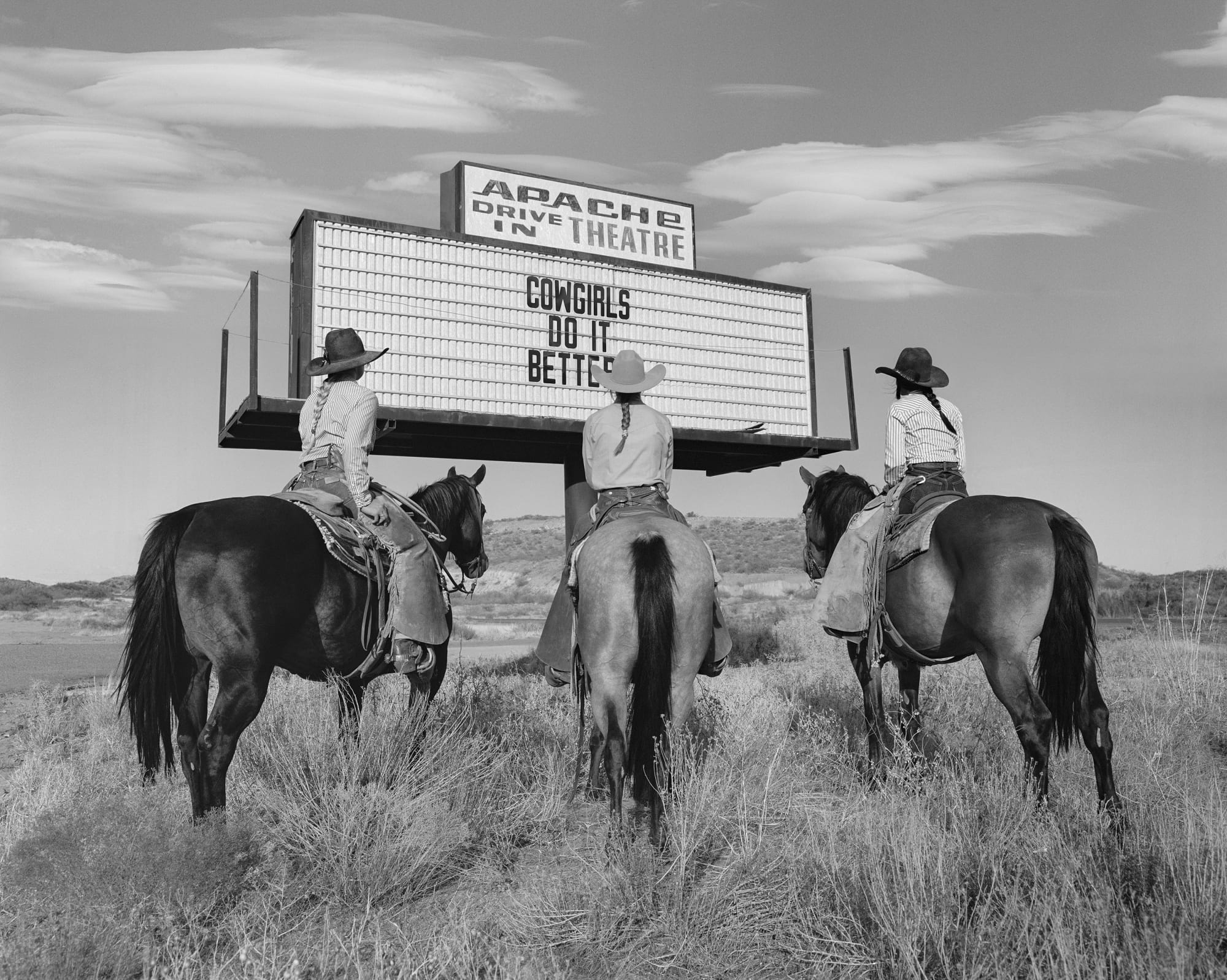 Cowgirls do it better, 2025 32 x 40 in., Ed. 10 48 x 60 in., Ed. 10 60 x 75 in., Ed. 10