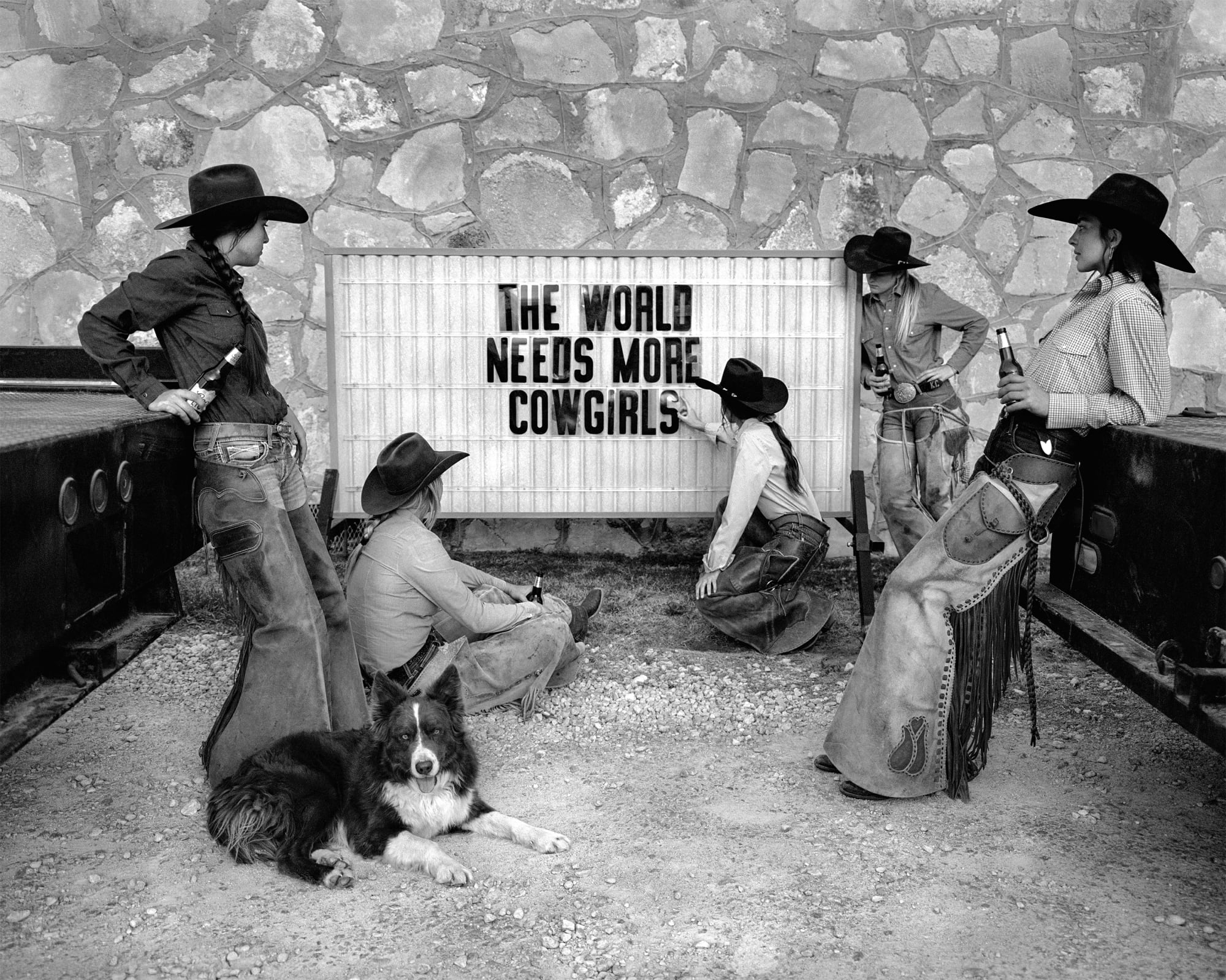 The World Needs More Cowgirls, 2023 32 x 40 in., Ed. 10 48 x 60 in., Ed. 10 60 x 75 in., Ed. 10