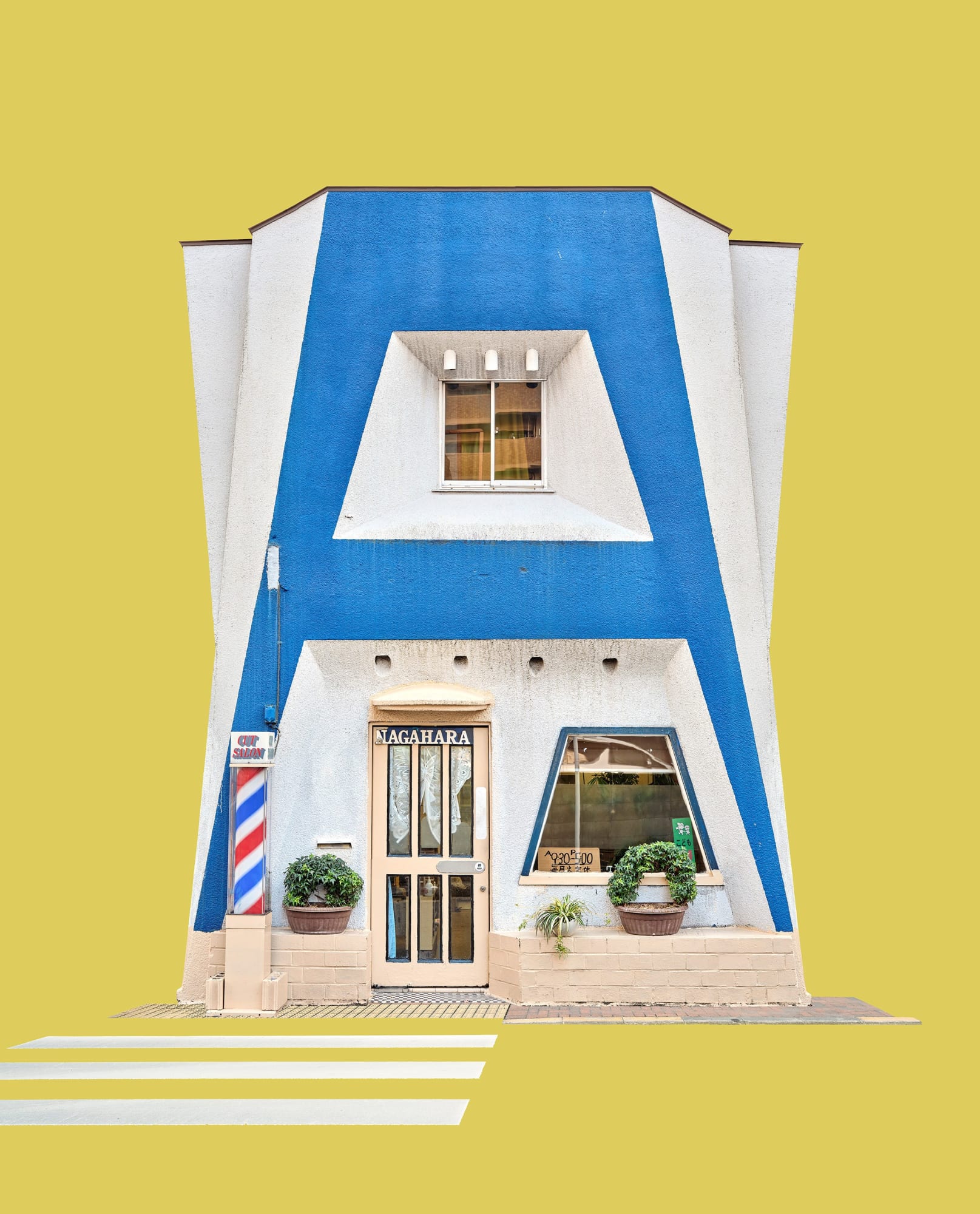 Barbershop, Kyoto, Japan, 2022 15 x 12 in., Ed. 15 & 2AP 26 x 21 in., Ed. 10 & 2AP 40 x 32 in., Ed. 7 & 2AP 55 x 44 in., Ed. 5 & 2AP