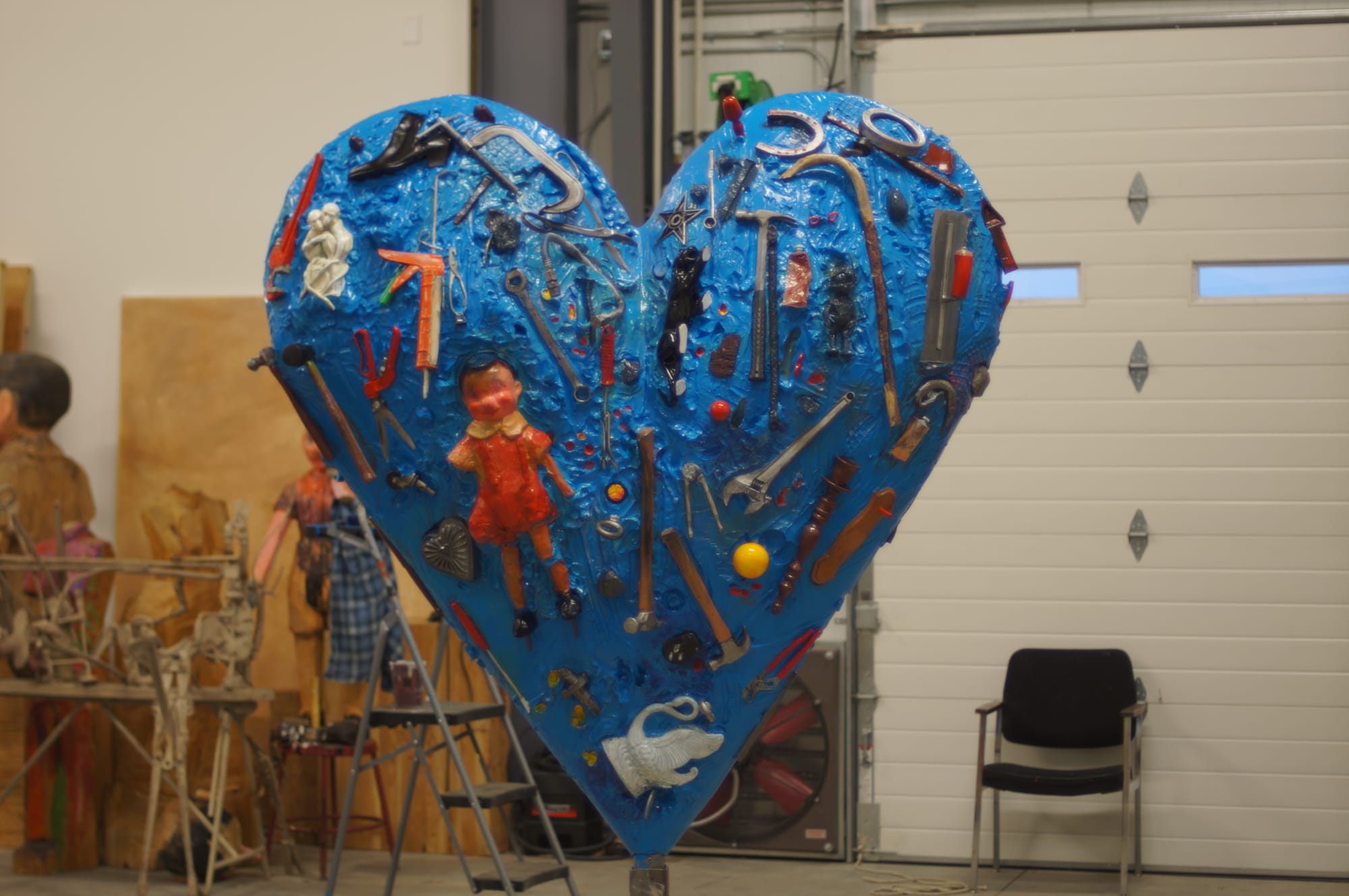 The Heart Called, ’’After the Flood’’, 2011 89 x 78 x 36 in., Ed. 6