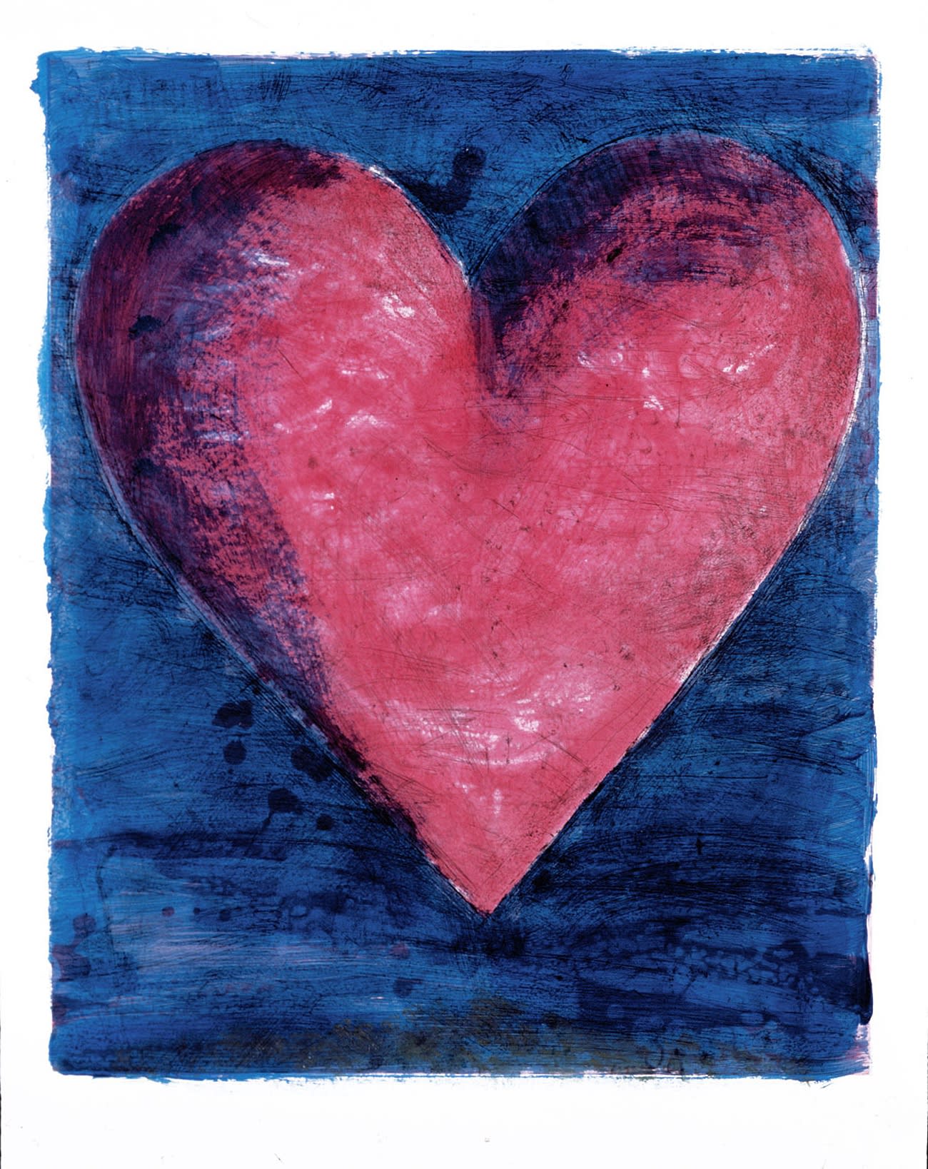 A Heart on the Rue de Grenelle, 1981 32 1/8 x 26 1/4 in., Ed. AP