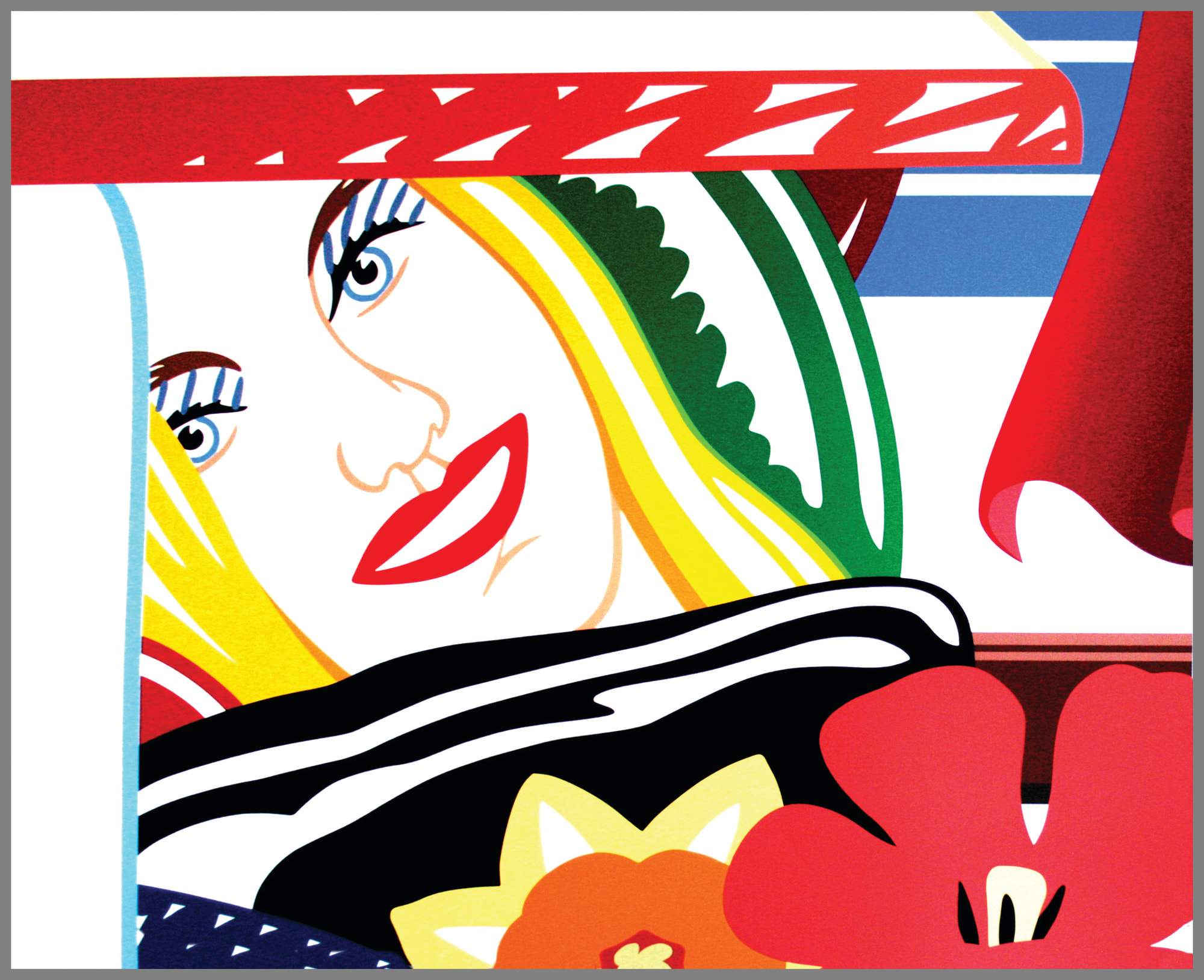 Tom Wesselmann: Bedroom Face (from Bedroom Face #41)