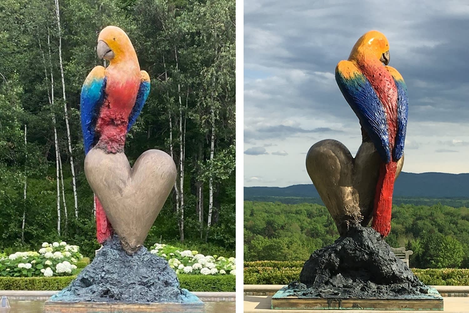 Jim Dine: Large Parrot Screams Color