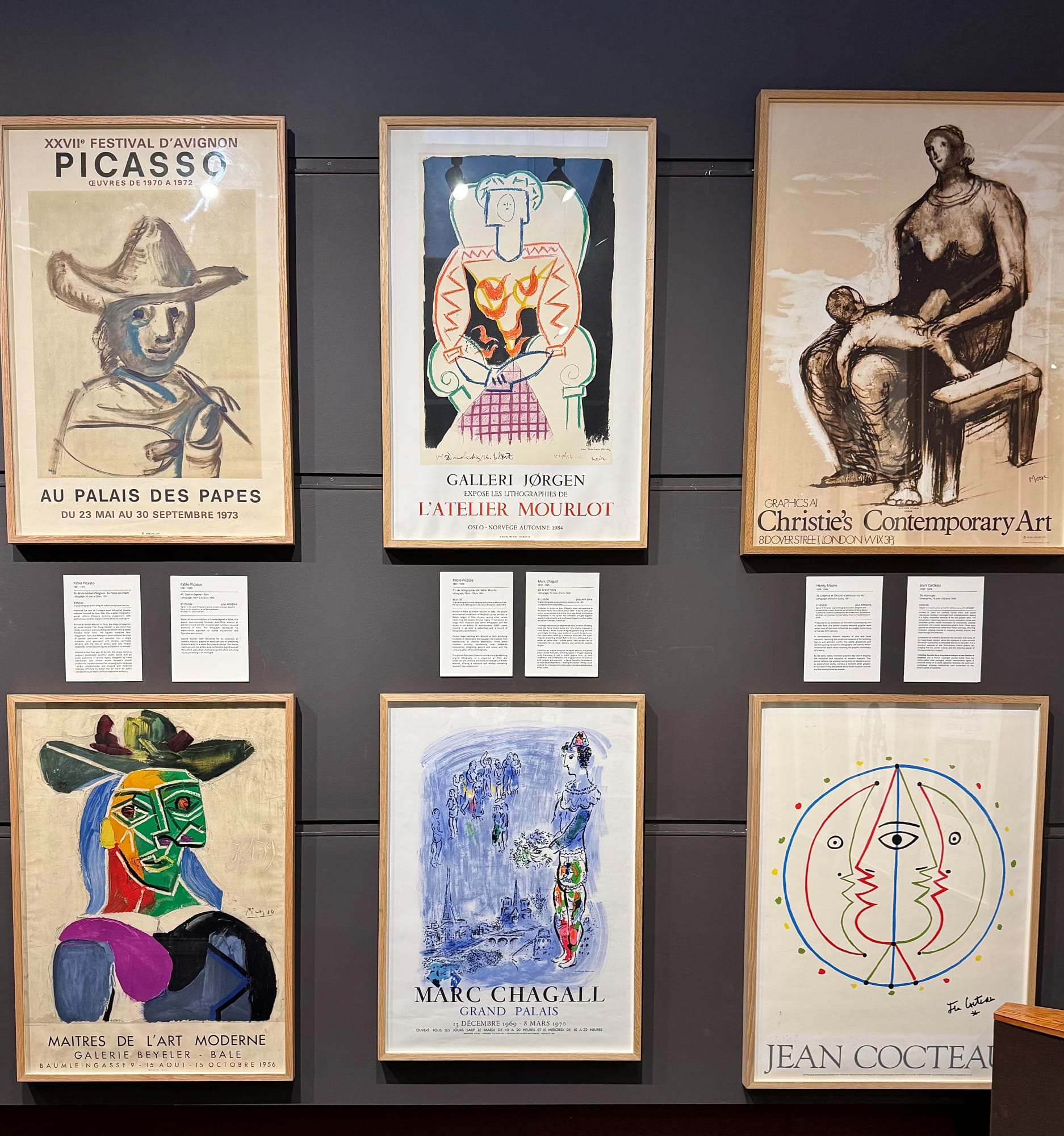 European Masters Original Exhibition Posters