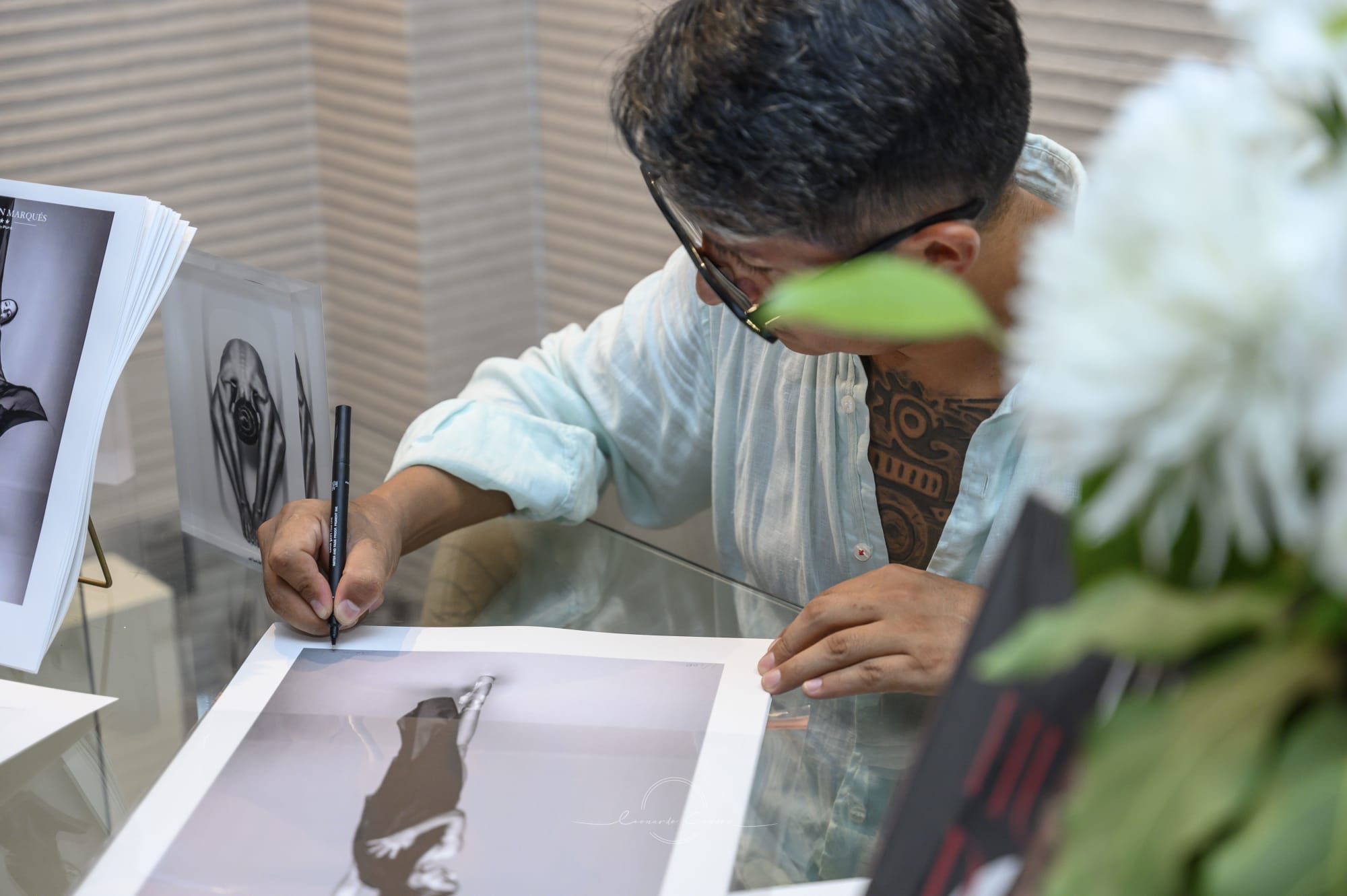 Pre-Nit del Art Exhibition Leonardo Cóndor