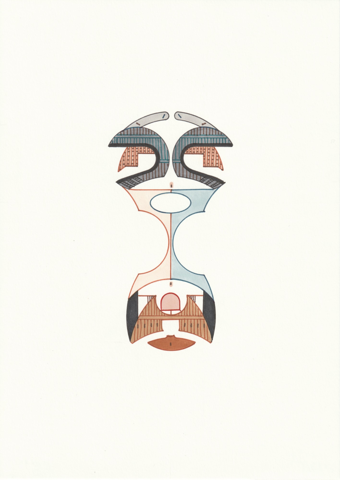 Amba Sayal Bennett, 1991, Satia, 2022 , Ink,