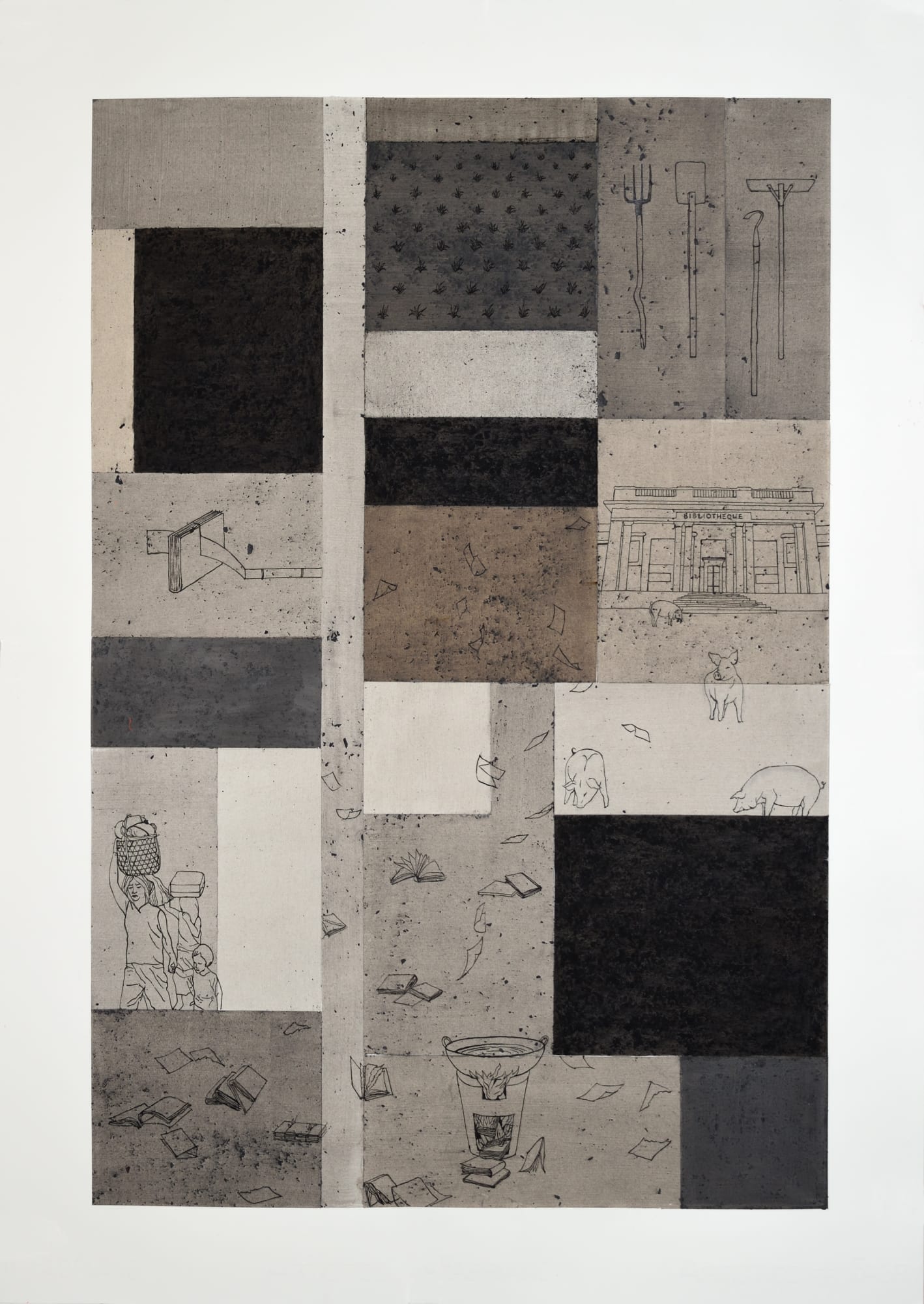 Mansha Chattwal, 1974 National Library of Cambodia, 2022,