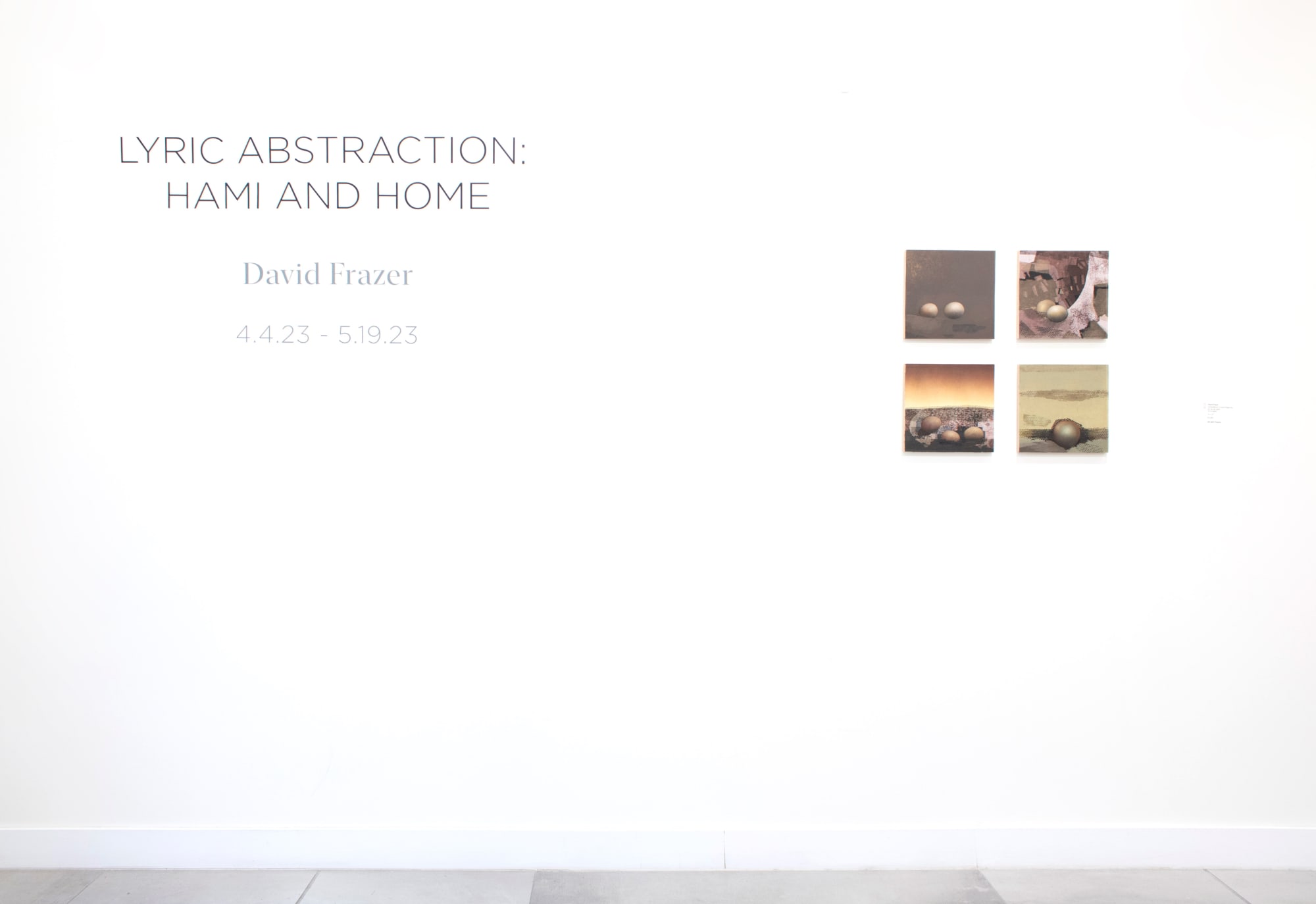 Lyric Abstraction: Hami and Home