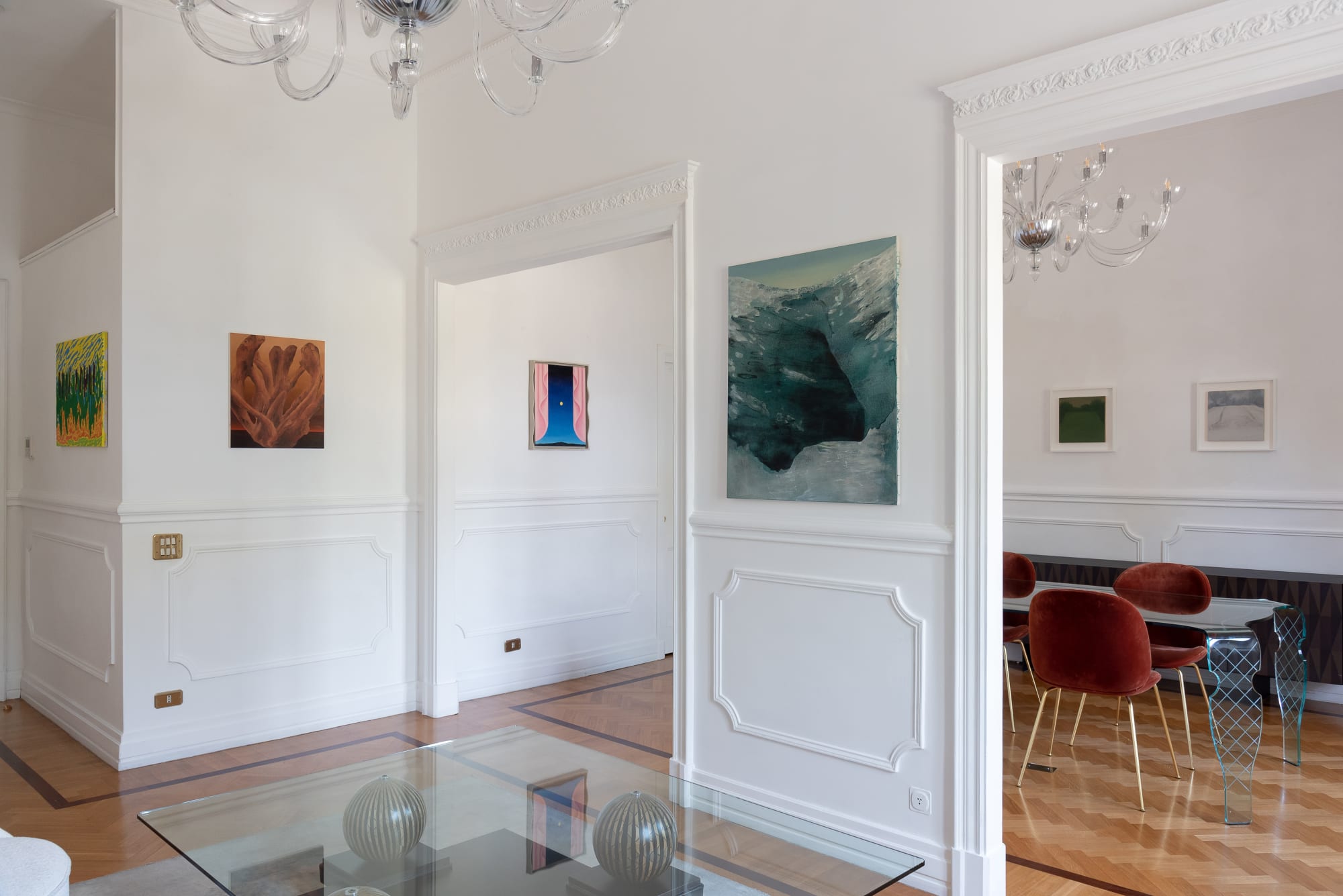 And the night flowers open by Will Gabaldon, Silvia Giordani, David Hanes, Jonathan Ryan, Yoab Vera, Emily Weiner Installation view