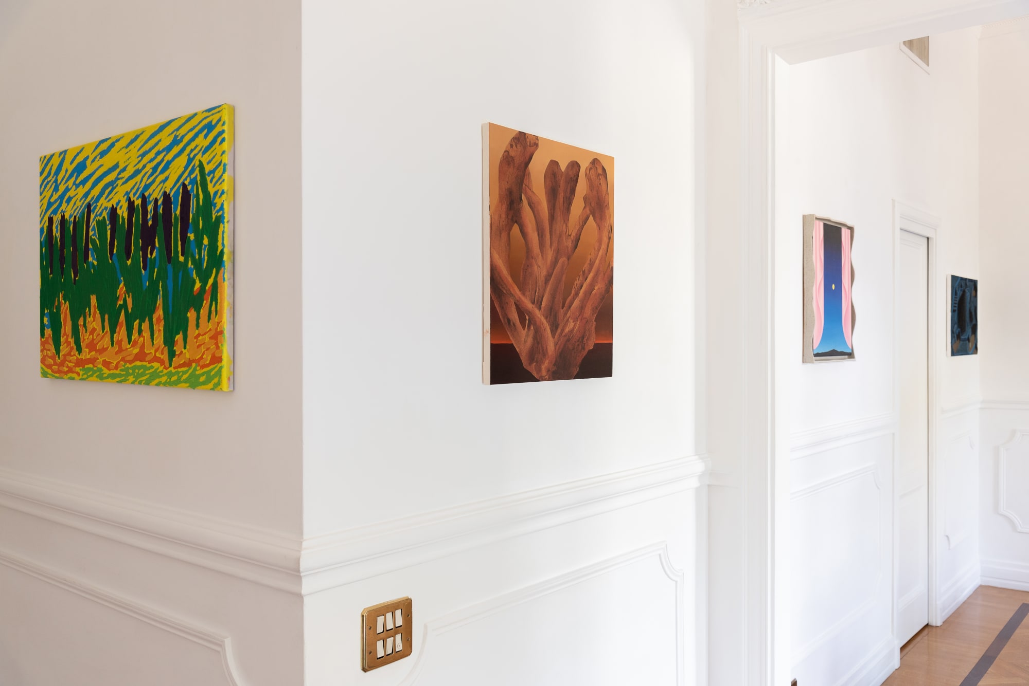And the night flowers open by Will Gabaldon, Silvia Giordani, David Hanes, Jonathan Ryan, Yoab Vera, Emily Weiner Installation view