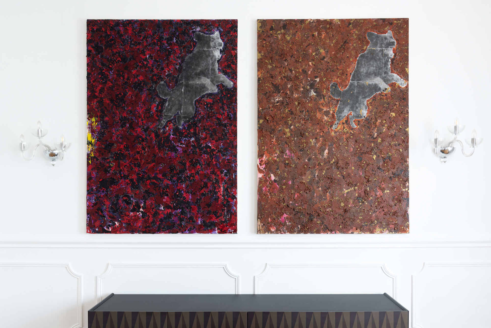 Outer Body Experiences - Darin Cooper, Emmanuel Massillon Installation view