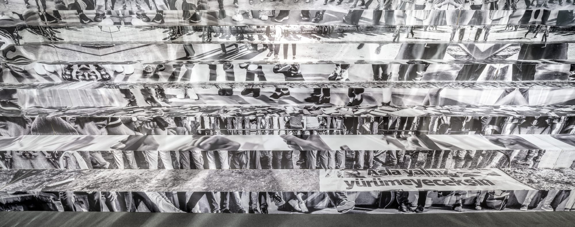 Murat Germen, Stairway: Step by Step, 2019 Installation shot