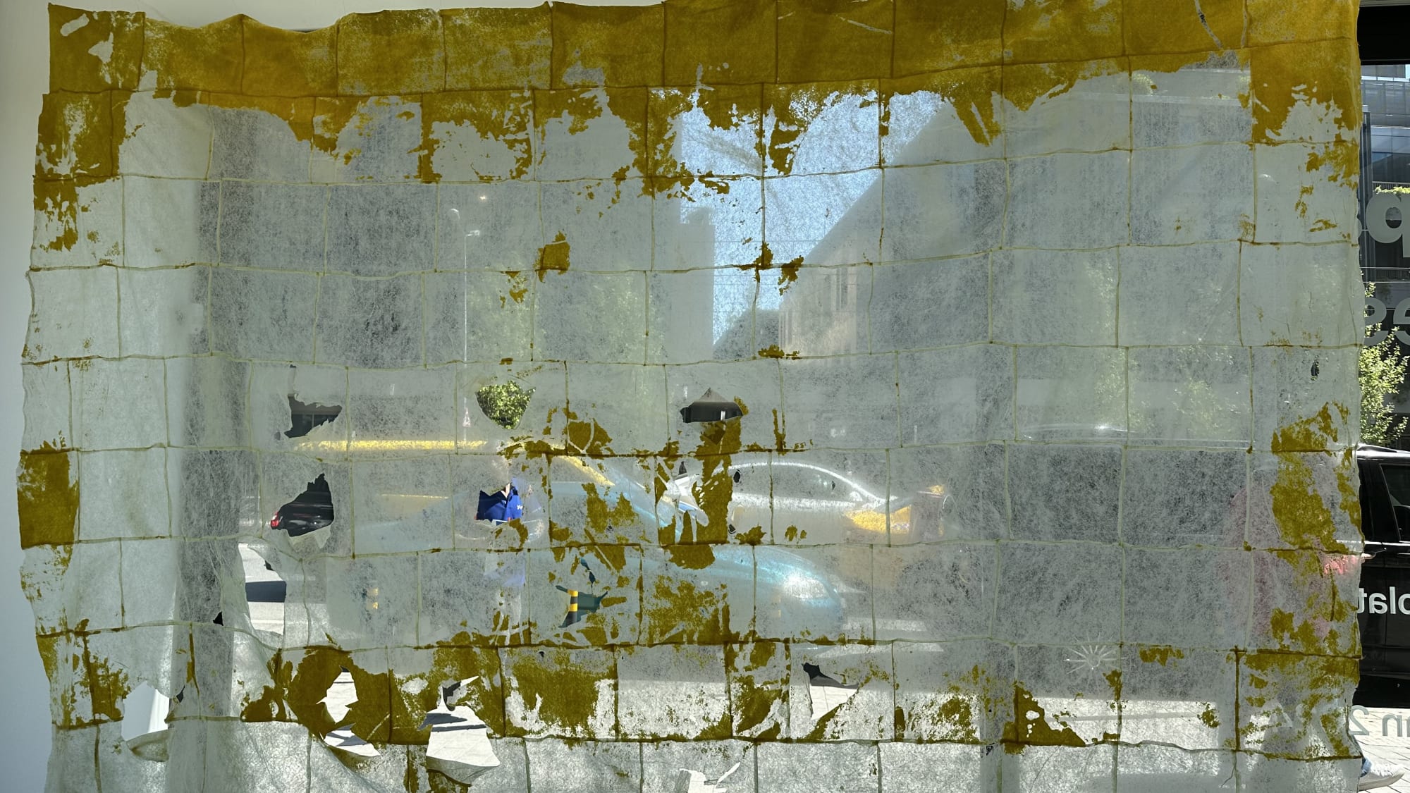 Hilal Balcı, Sarı Bez, 2021 Yellow cleaning cloth