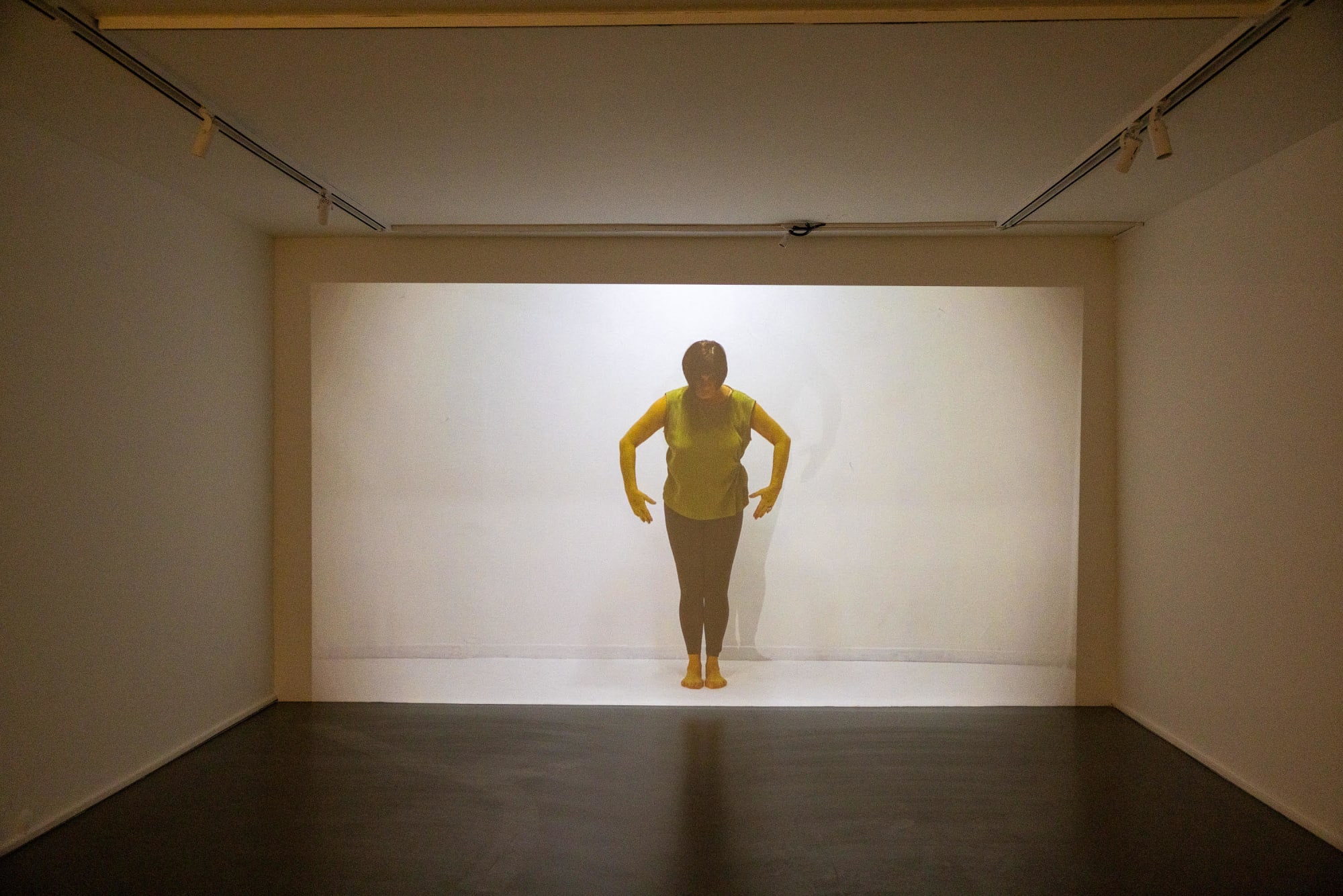 Gül Ilgaz, Gölge Fısıltıları | Whispering Shadow #1, Video, 2025. 1 dk, Döngü | 1 min, Loop, 3/1 Edisyon | Edition. Merdiven Art Space, 2025. Fotoğraf | Photographer: Esra Kent.