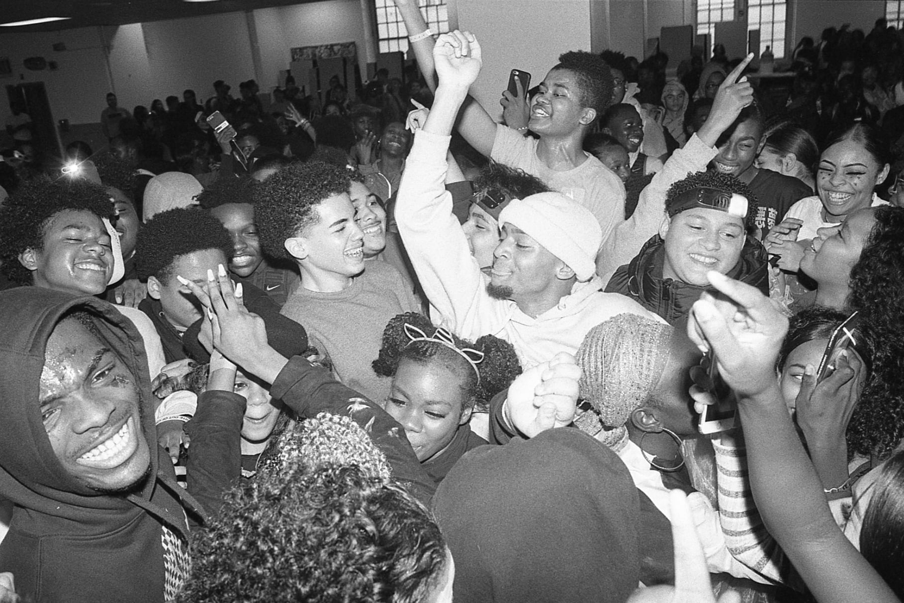 Kalada Halliday, 2025 grantee. Cafeteria. 6th period.