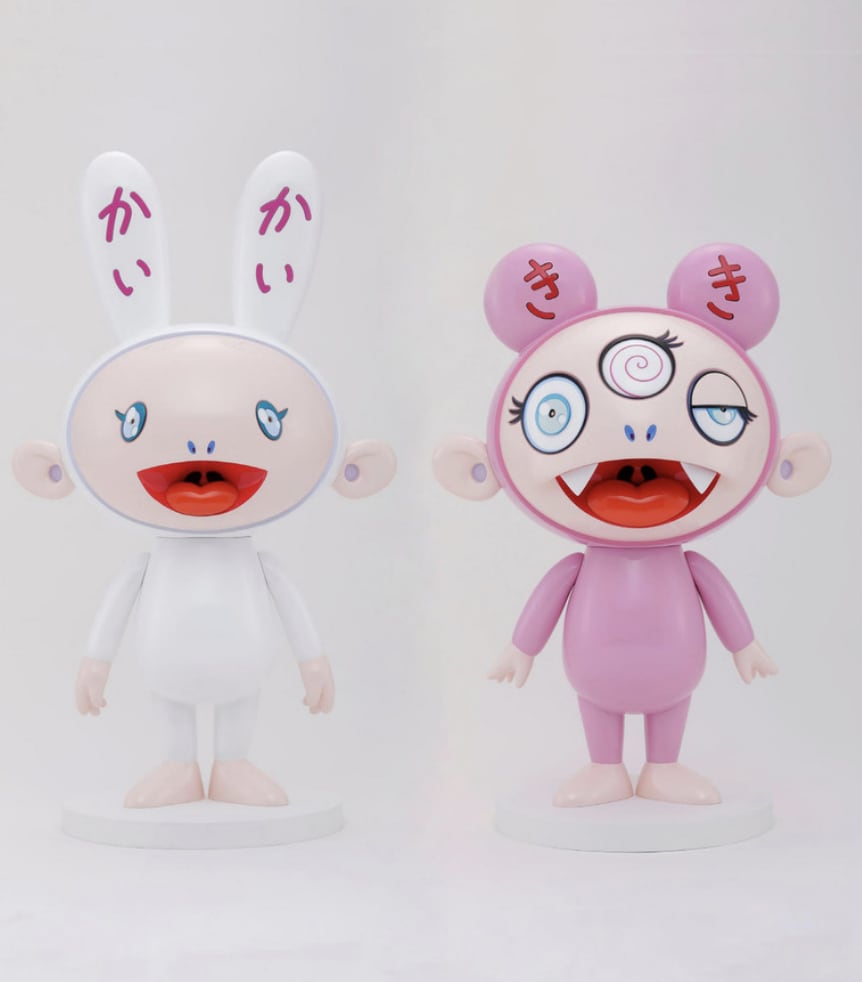 Takashi MURAKAMI Kaikai (Blue Eyes), Kiki (Blue Eyes), 2021 © Courtesy of the artist and Perrotin.