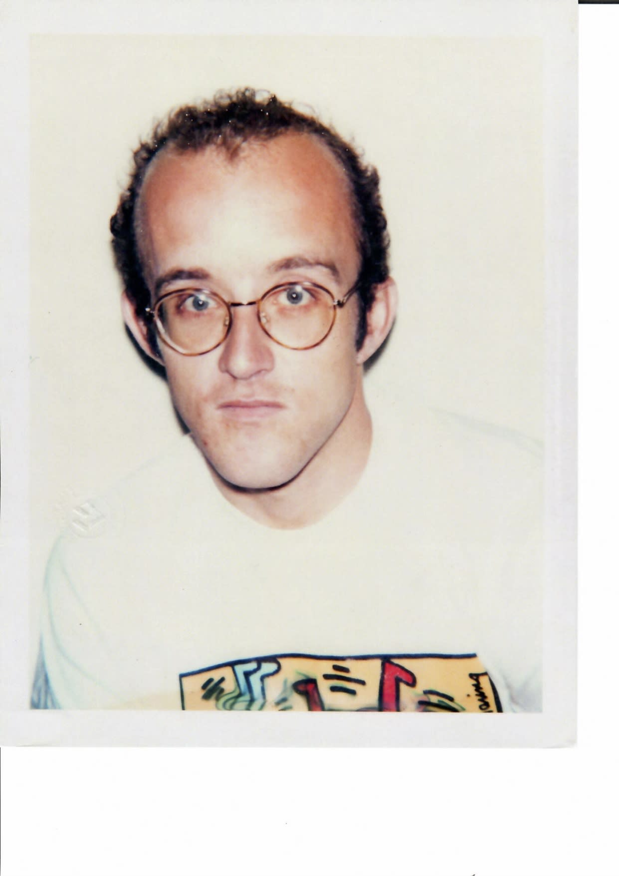 Andy Warhol Keith Haring, 1984 Polaroid 10.8 x 8.6 cm