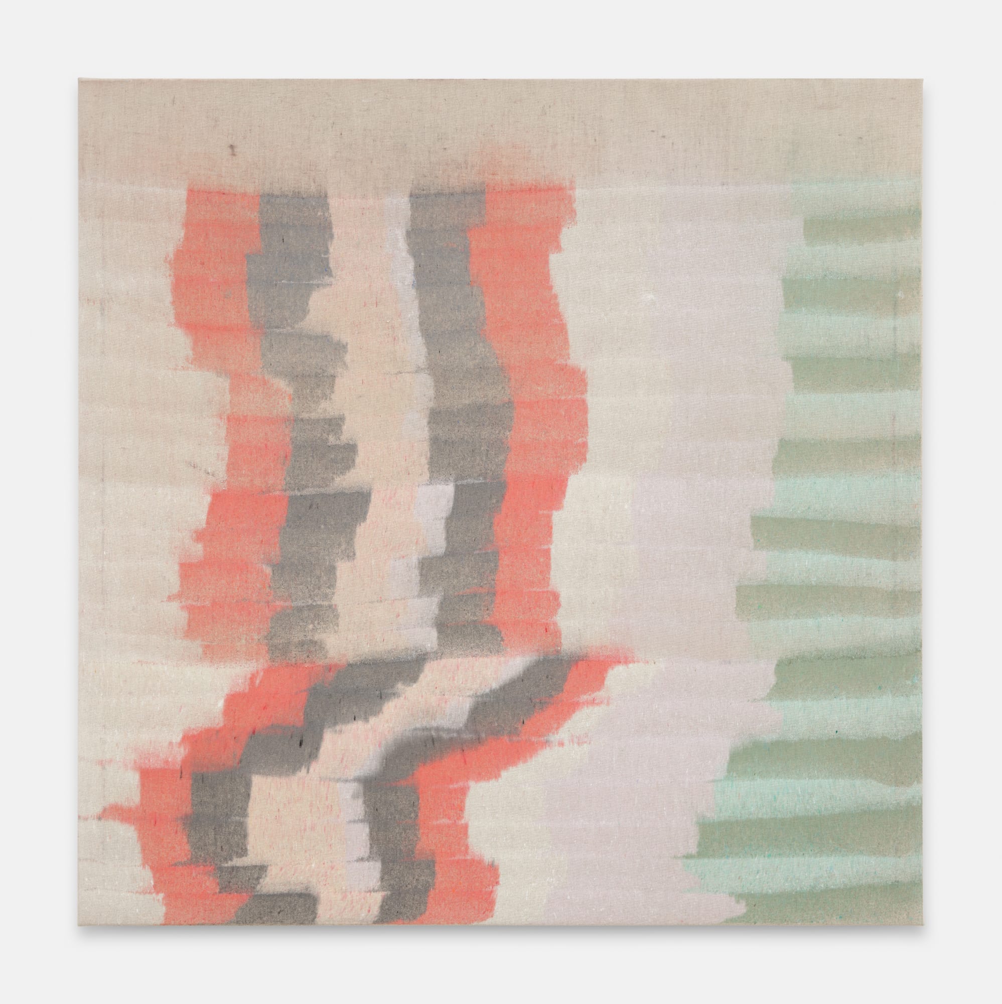 Dan Rees Untitled, 2016 Pigment on linen 100 x 100 cm