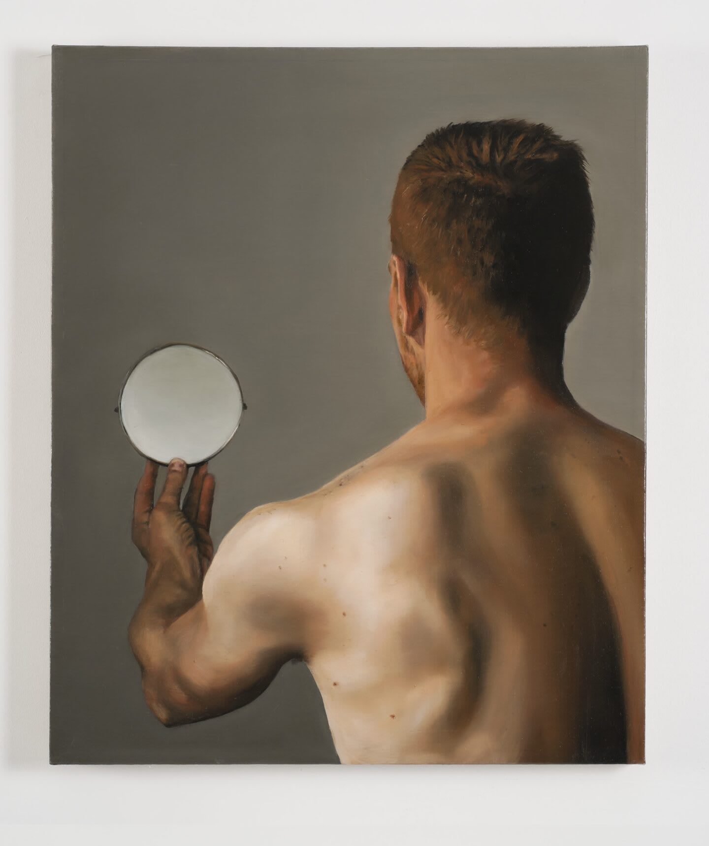 Fabrice Samyn Suppose you don't exist, 2013 Oil on canvas 65 x 54 cm