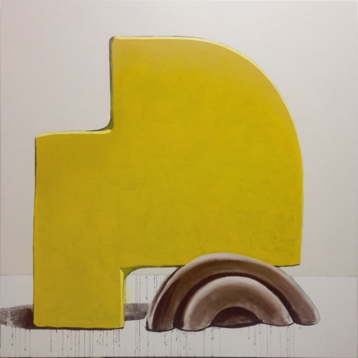 Michel Pérez Pollo Untitled, 2016 Oil on canvas 189.7 x 189.7 x 4.5 cm