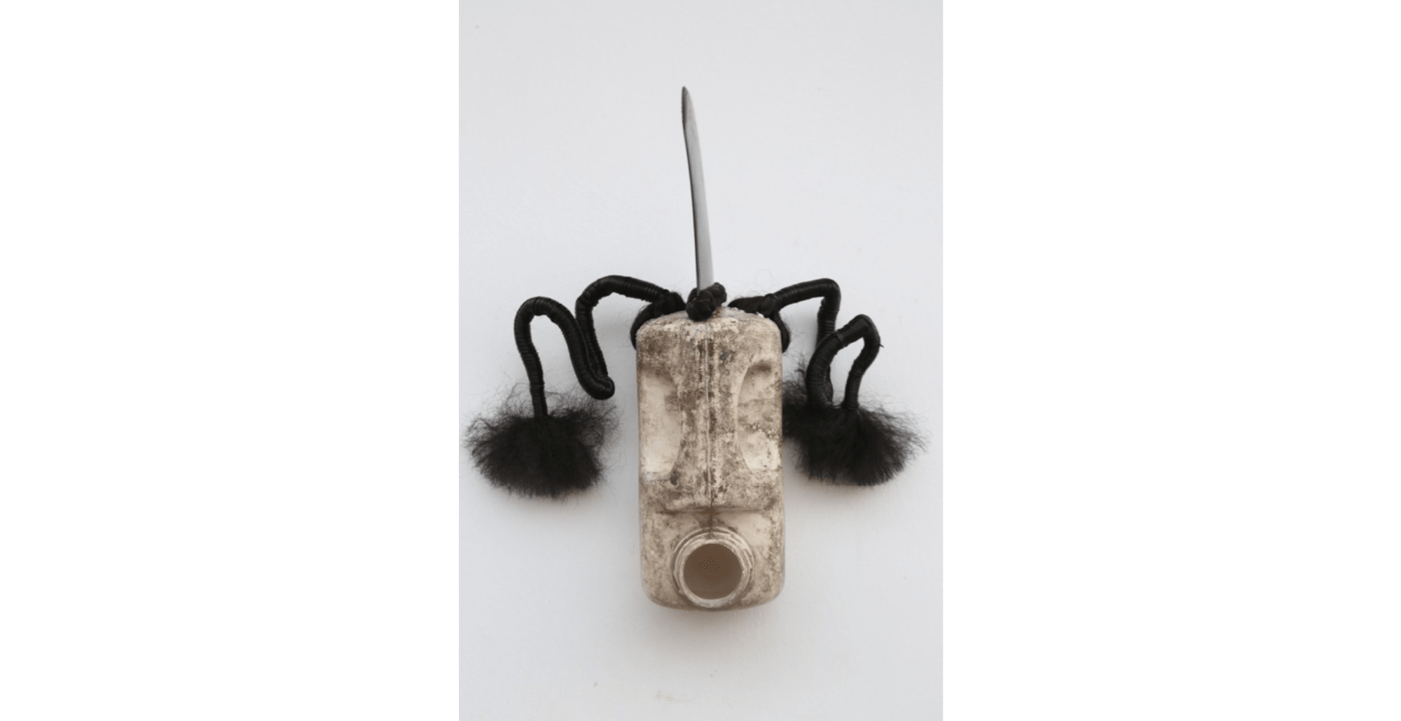 Romuald Hazoume Tchivi, 2015 Found objects 29 x 28 x 20 cm