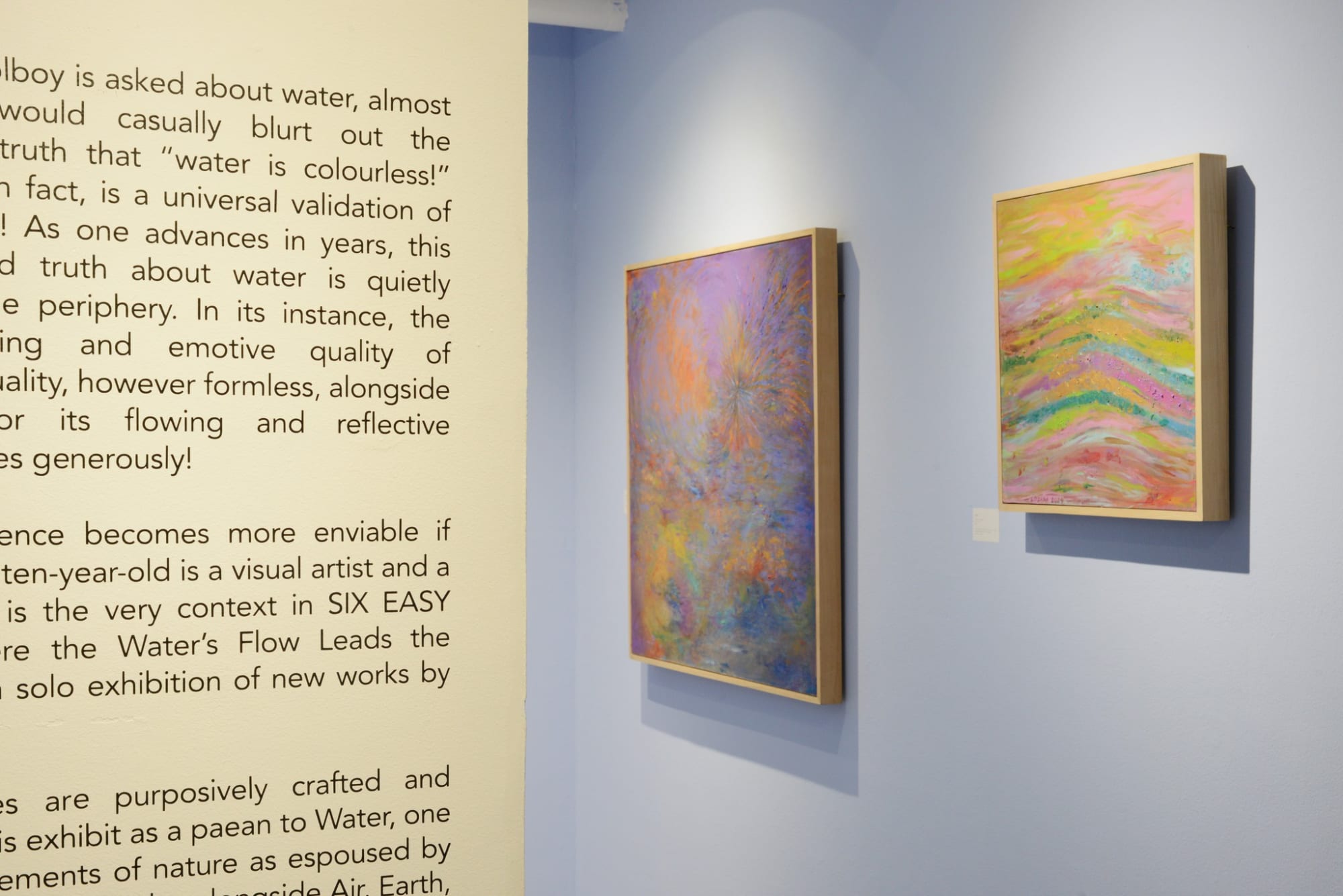 Six Easy Pieces Where the Water's Flow Leads the Artist