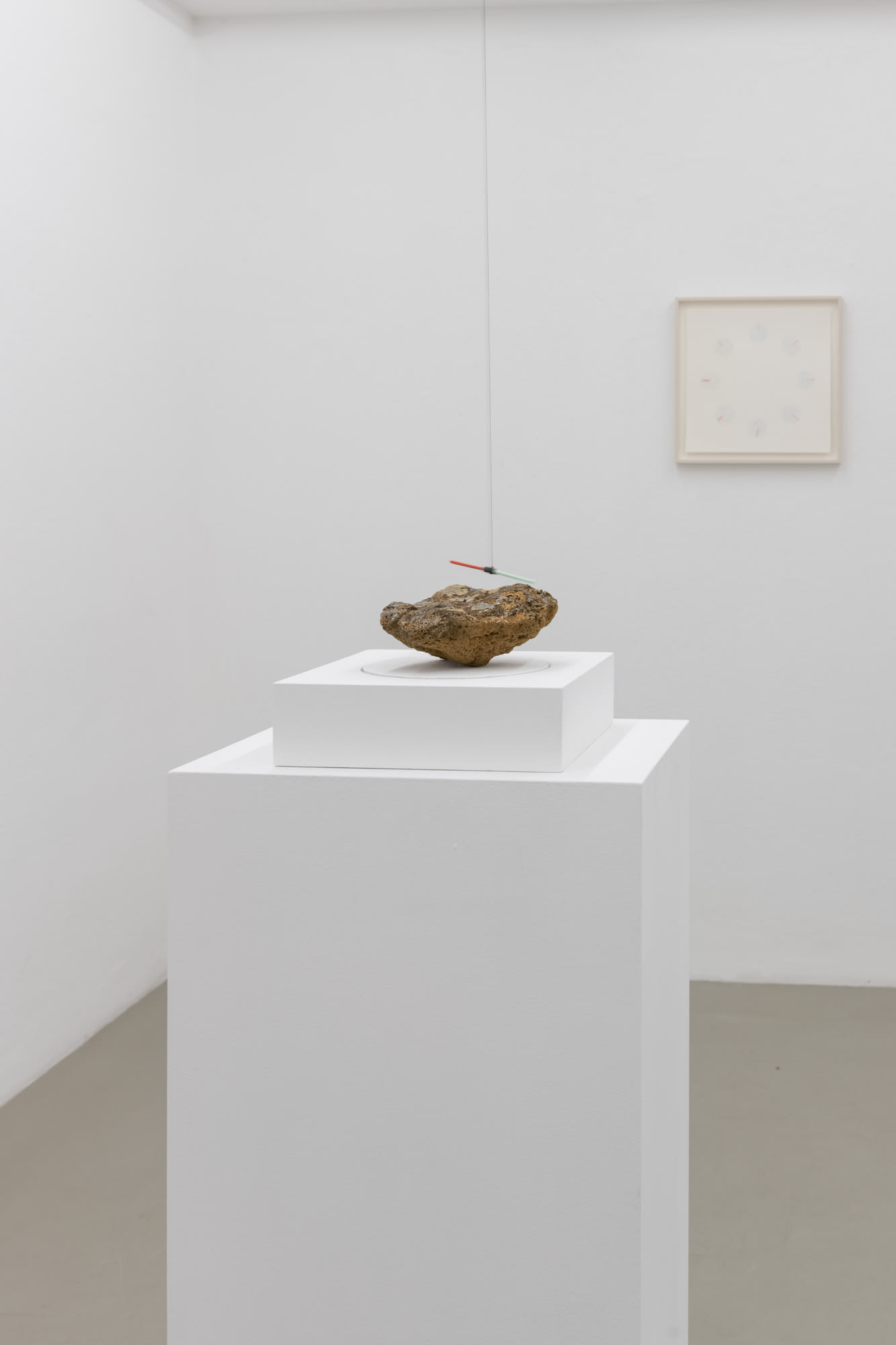 Anna Rún Tryggvadóttir Rotating North, 2023 25 x 25 x 20 cm, Unique work Icelandic Stone, magnetic needle