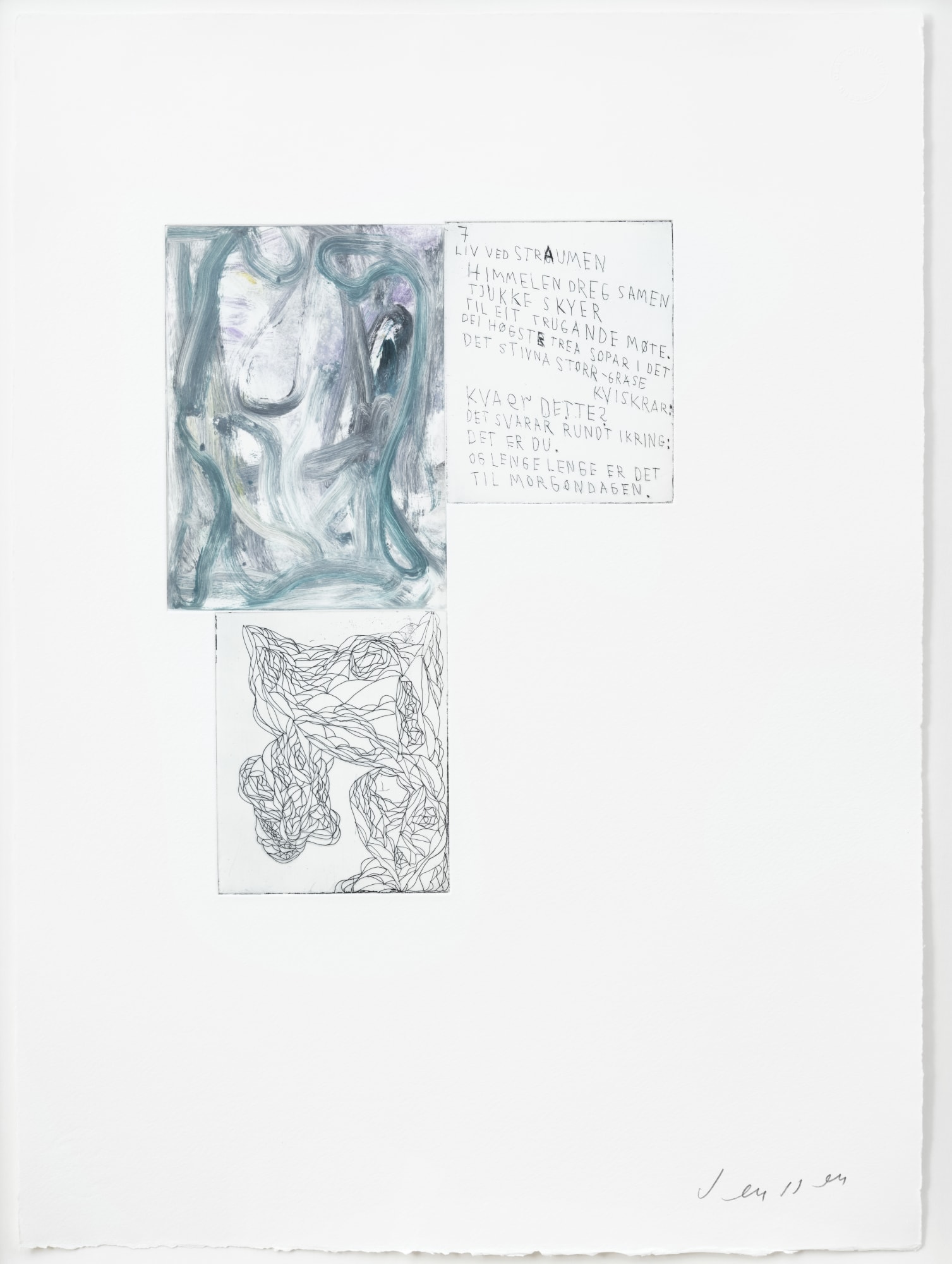 Olav Christopher Jenssen, Uten tittel (Liv ved Straumen), 2014