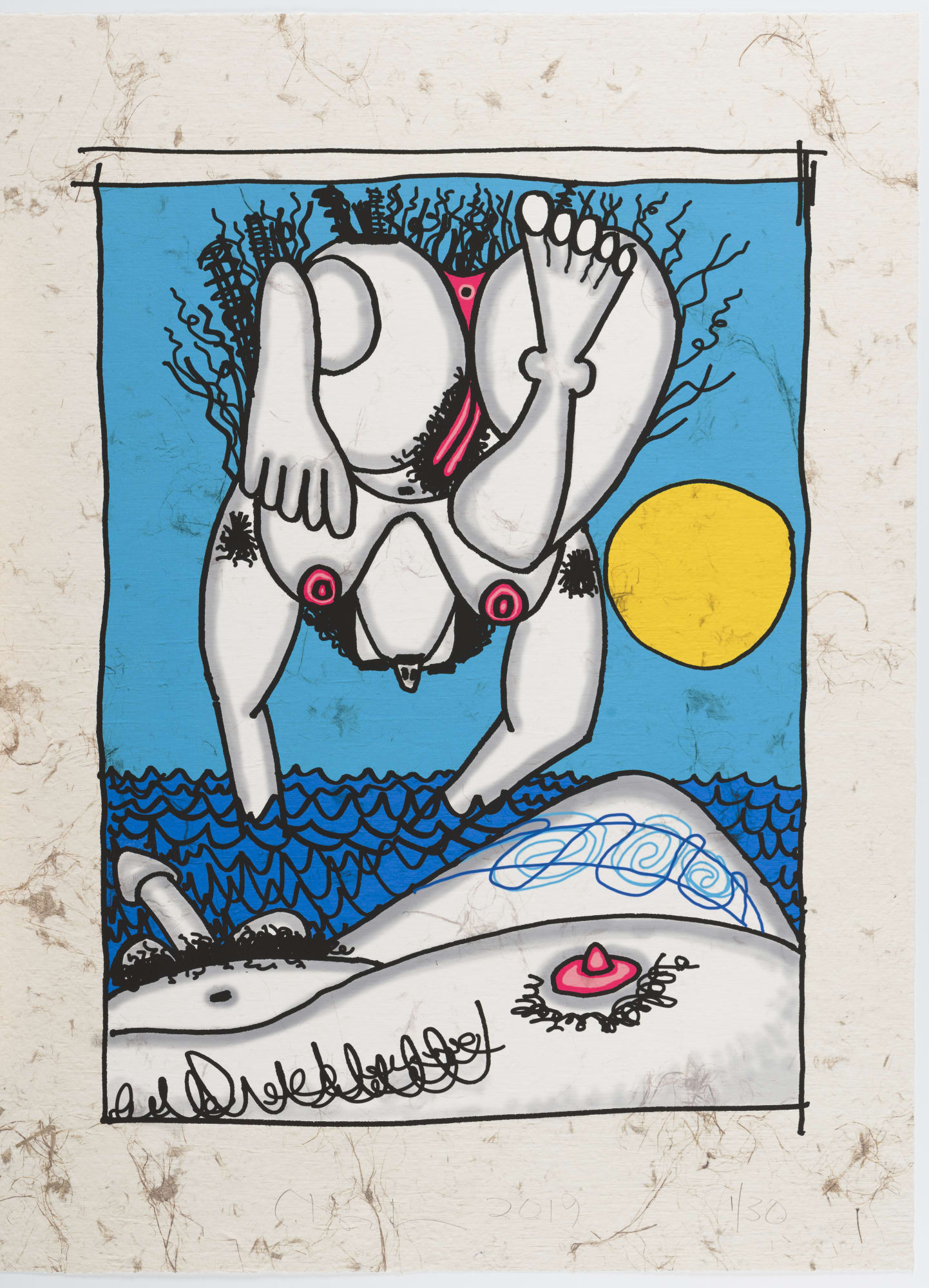 Carroll Dunham, Untitled, 2019