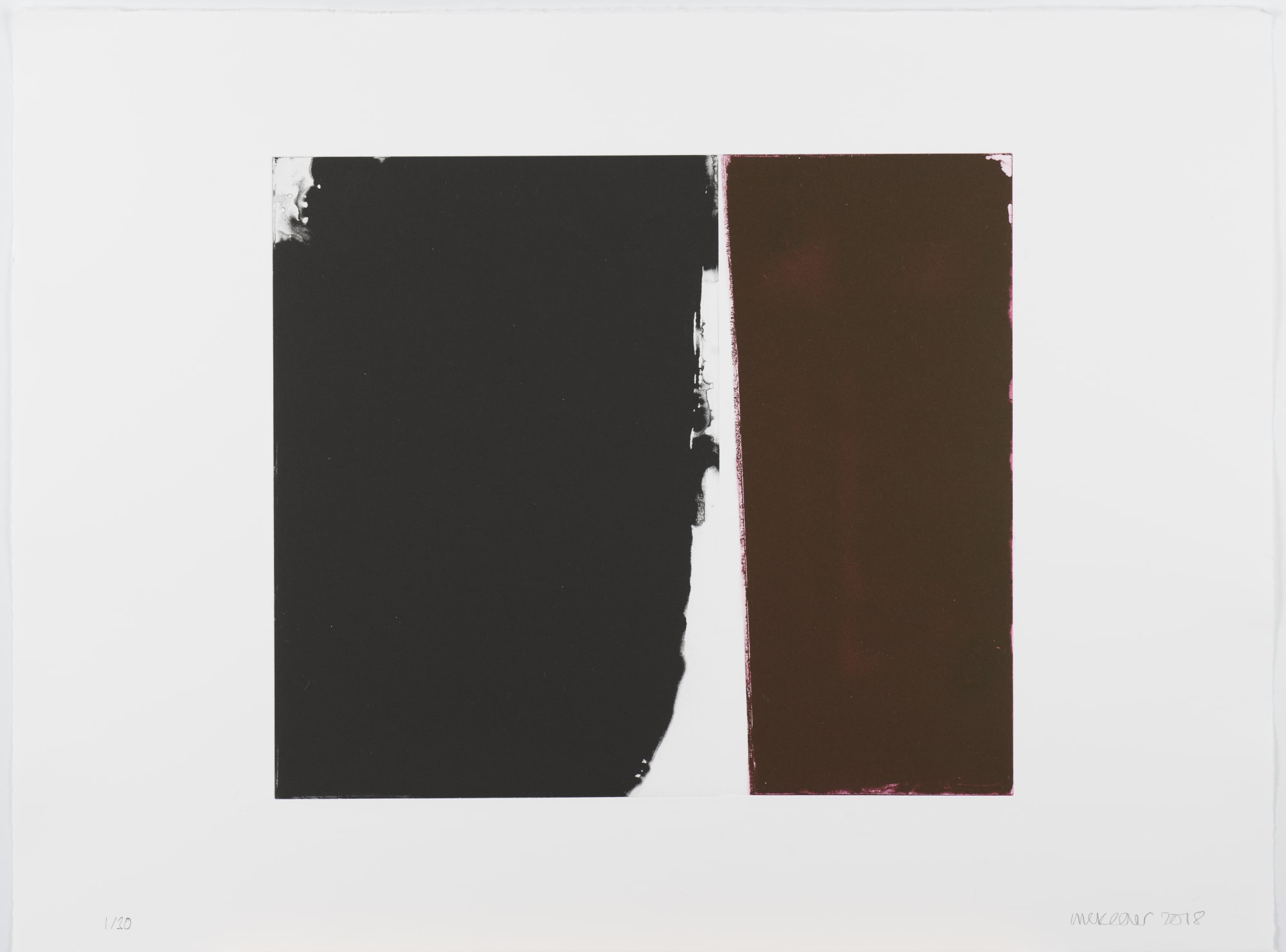 Ian McKeever, Small Henge Etching, 2018