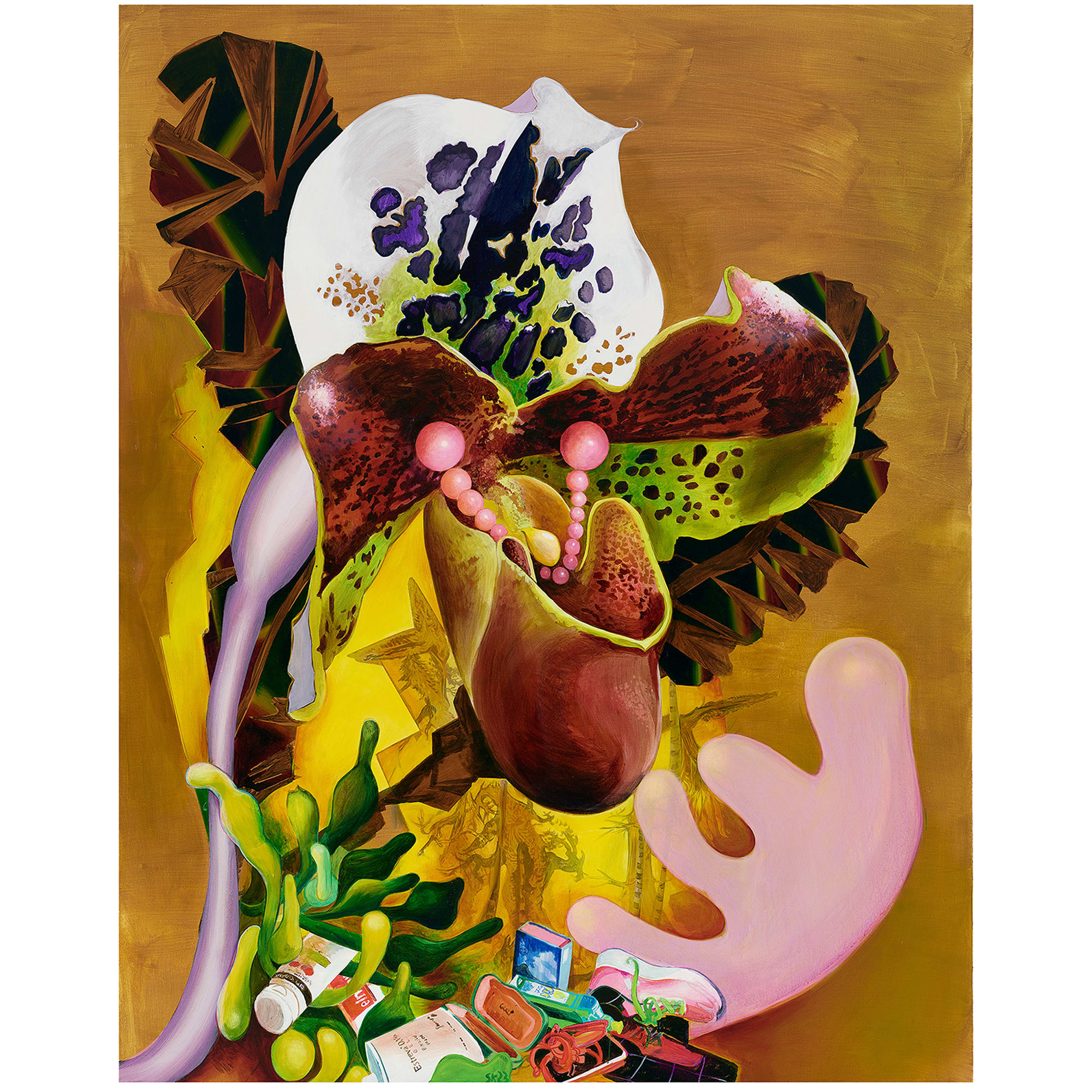 Ladyslipper, 2023 Acrylic on canvas 240 x 190 cm