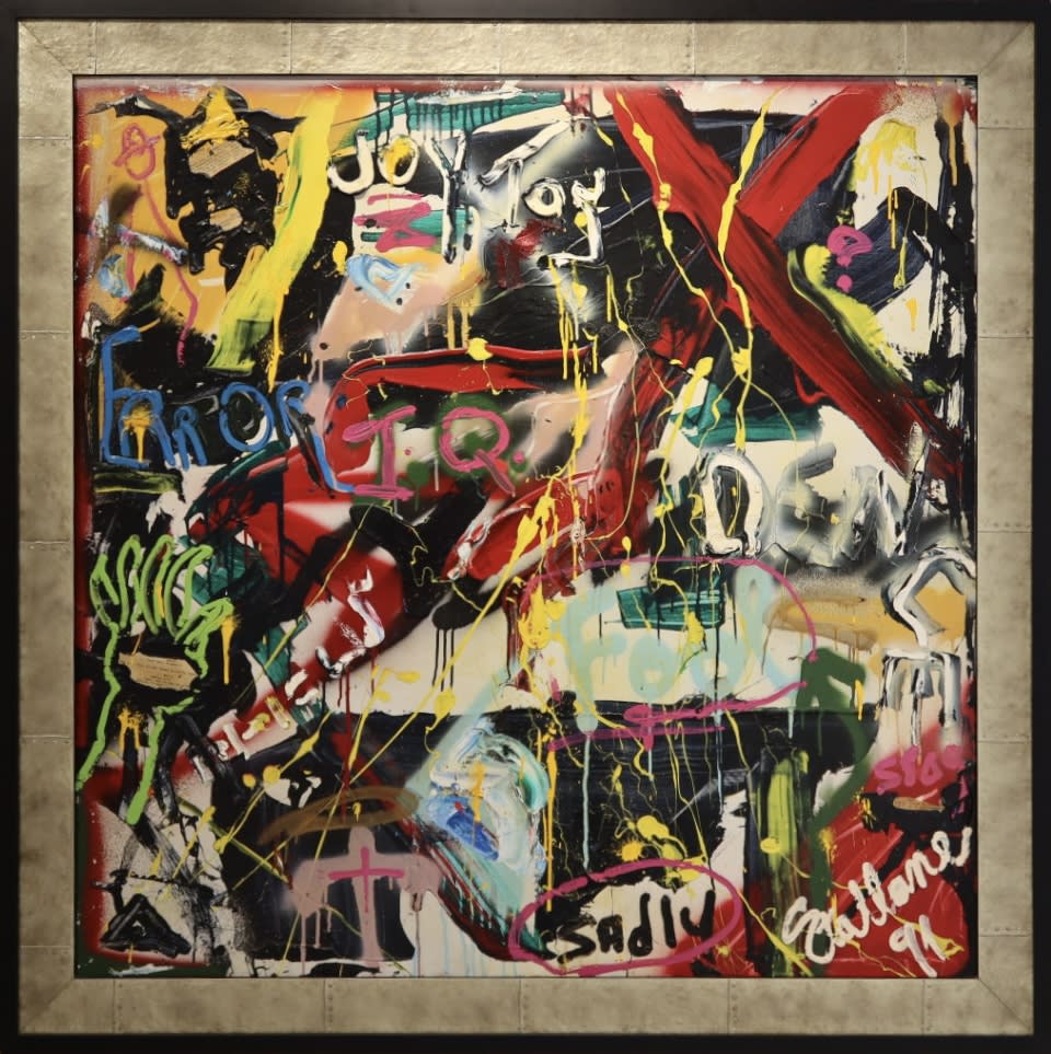 Behind the Mind Oil on canvas 48 x 48 in