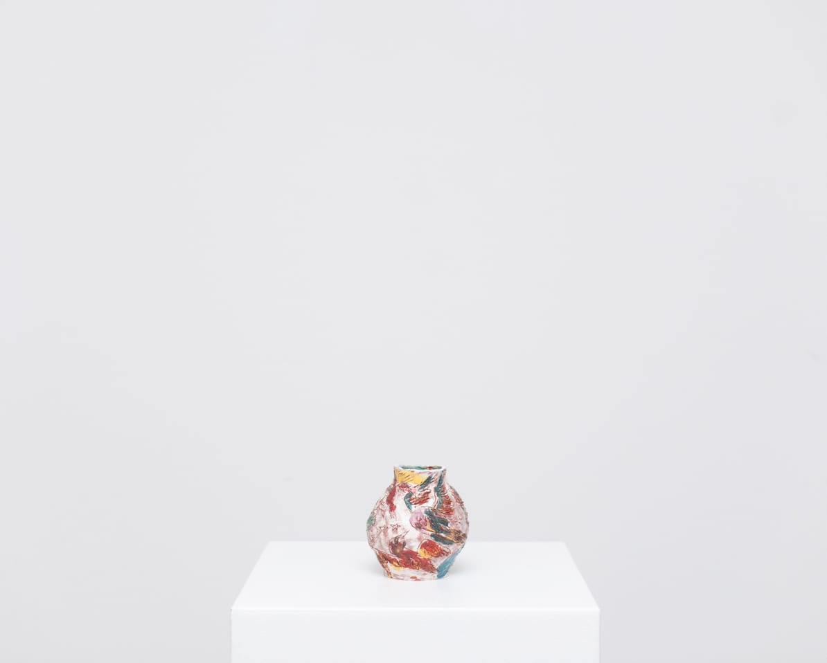 Karim Boumjimar 2025 Birds Mouths Vessels Portals Alice Folker Gallery, glazed earthenware