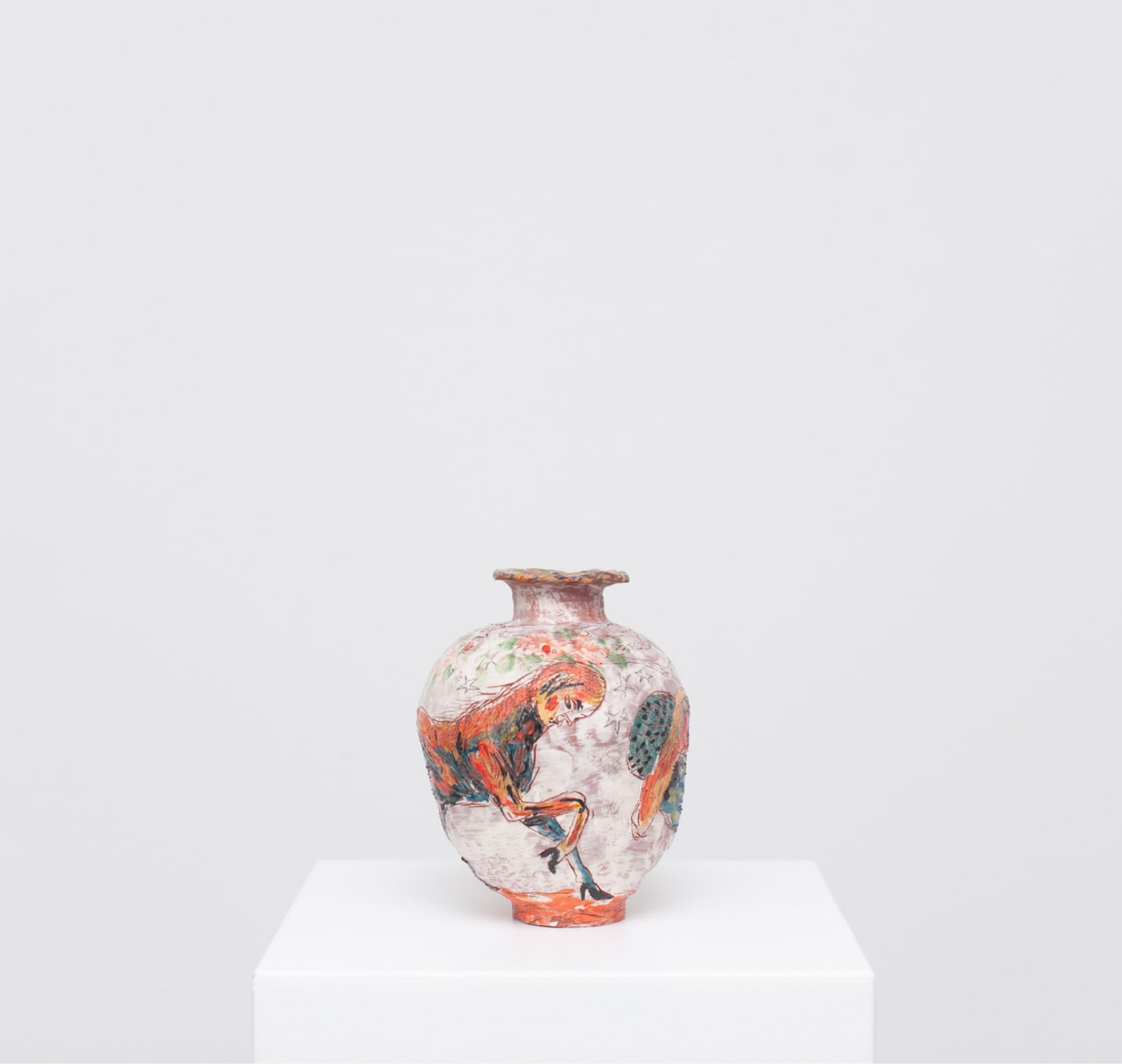 Karim Boumjimar 2025 Flower Garden Mouths Vessels Portals Alice Folker Gallery, glazed earthenware, sculpture