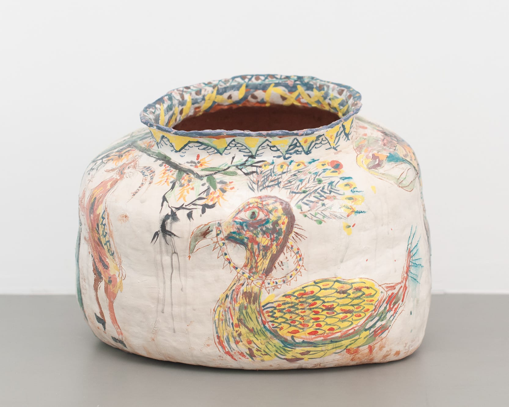 Karim Boumjimar 2025 Maze Of Flesh Mouths Vessels Portals Alice Folker Gallery, glazed earthenware, sculpture