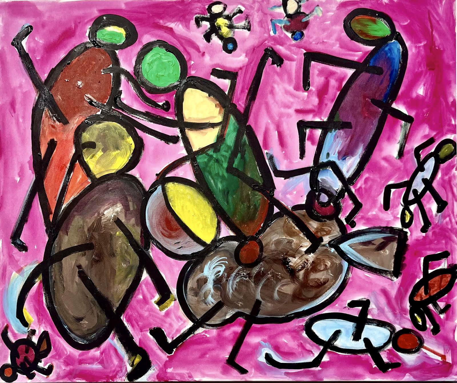 Gigi Rigamonti «Party of Cosmic Creatures. The Ballet of The Cosmic Insects»