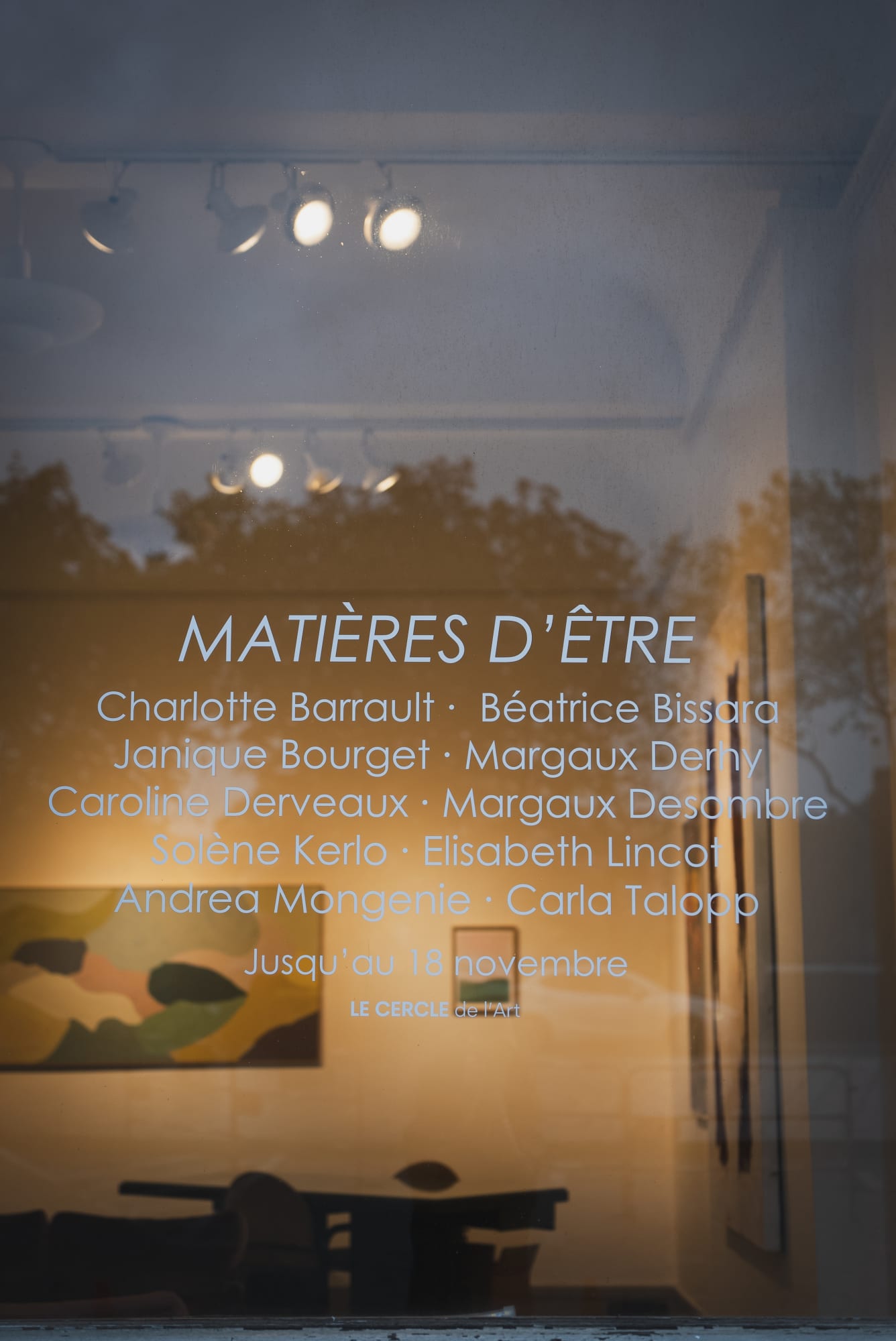 Matière d'être with Le Cercle de l'Art