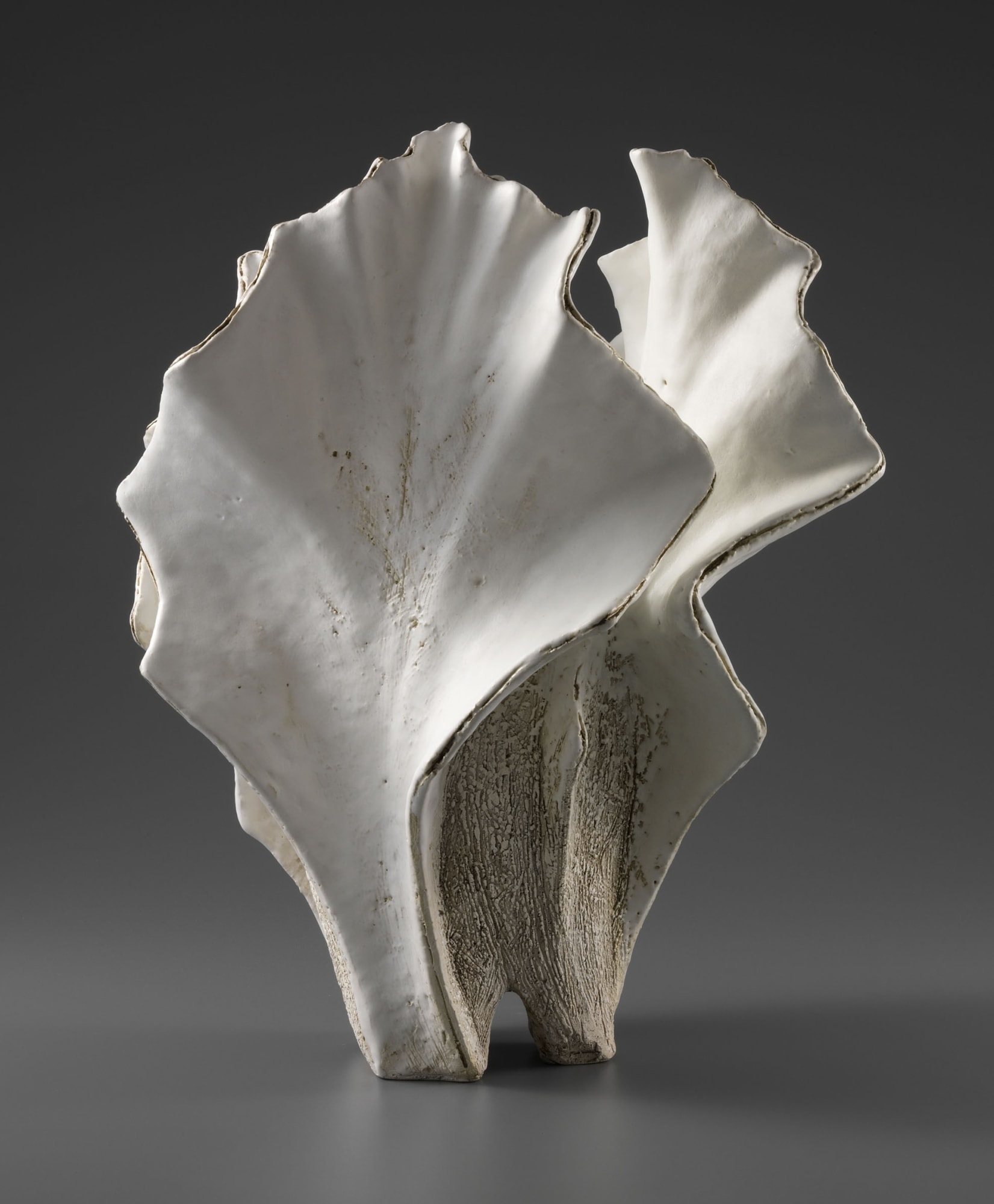 Koike Shōko (b. 1943) White Form 2018 Glazed stoneware 19 x 12 1/2 x 14 inches Inv# 10814 SOLD