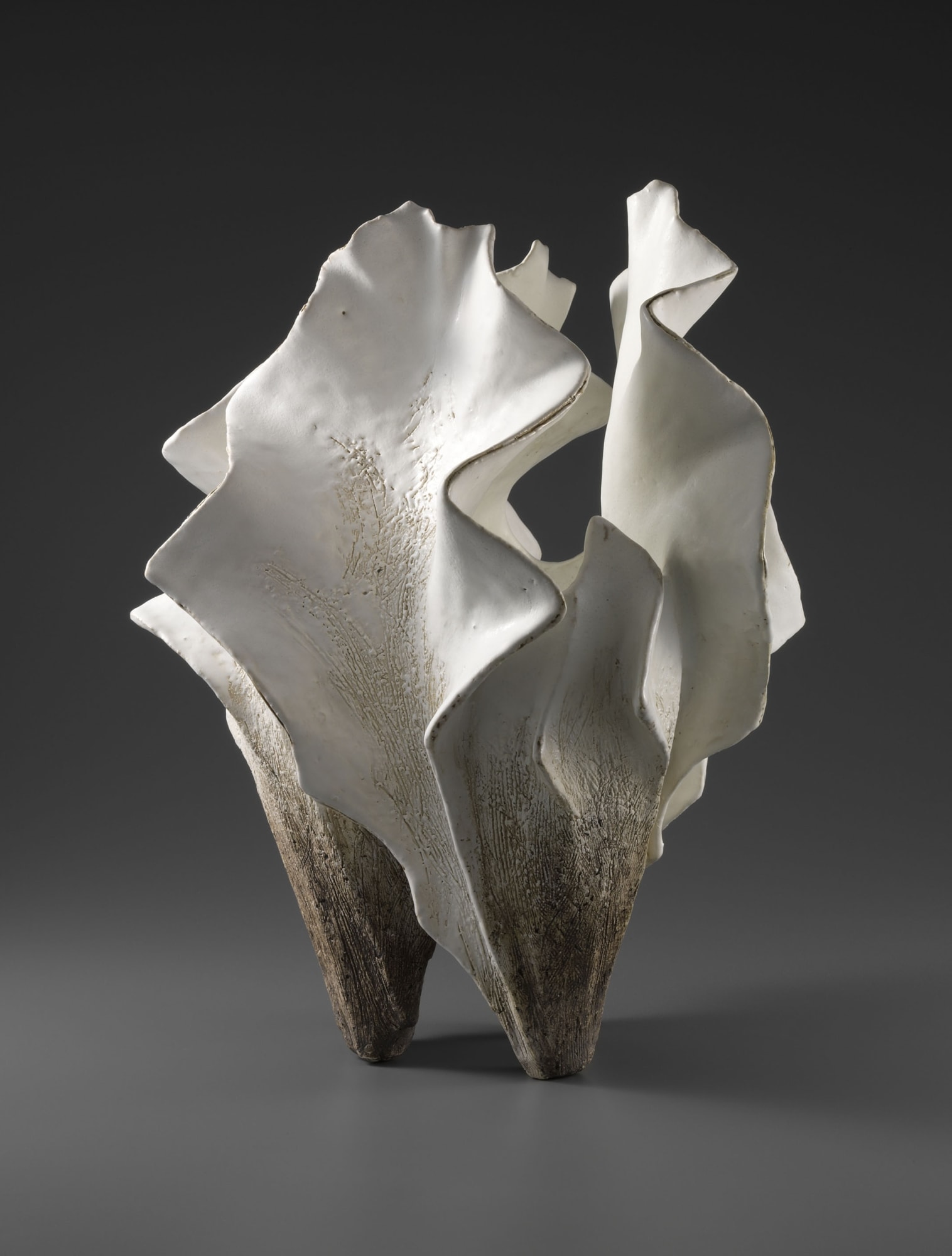 Koike Shōko (b. 1943) White Form 2018 Glazed stoneware 20 3/4 x 16 7/8 x 17 inches Inv# 10804 SOLD