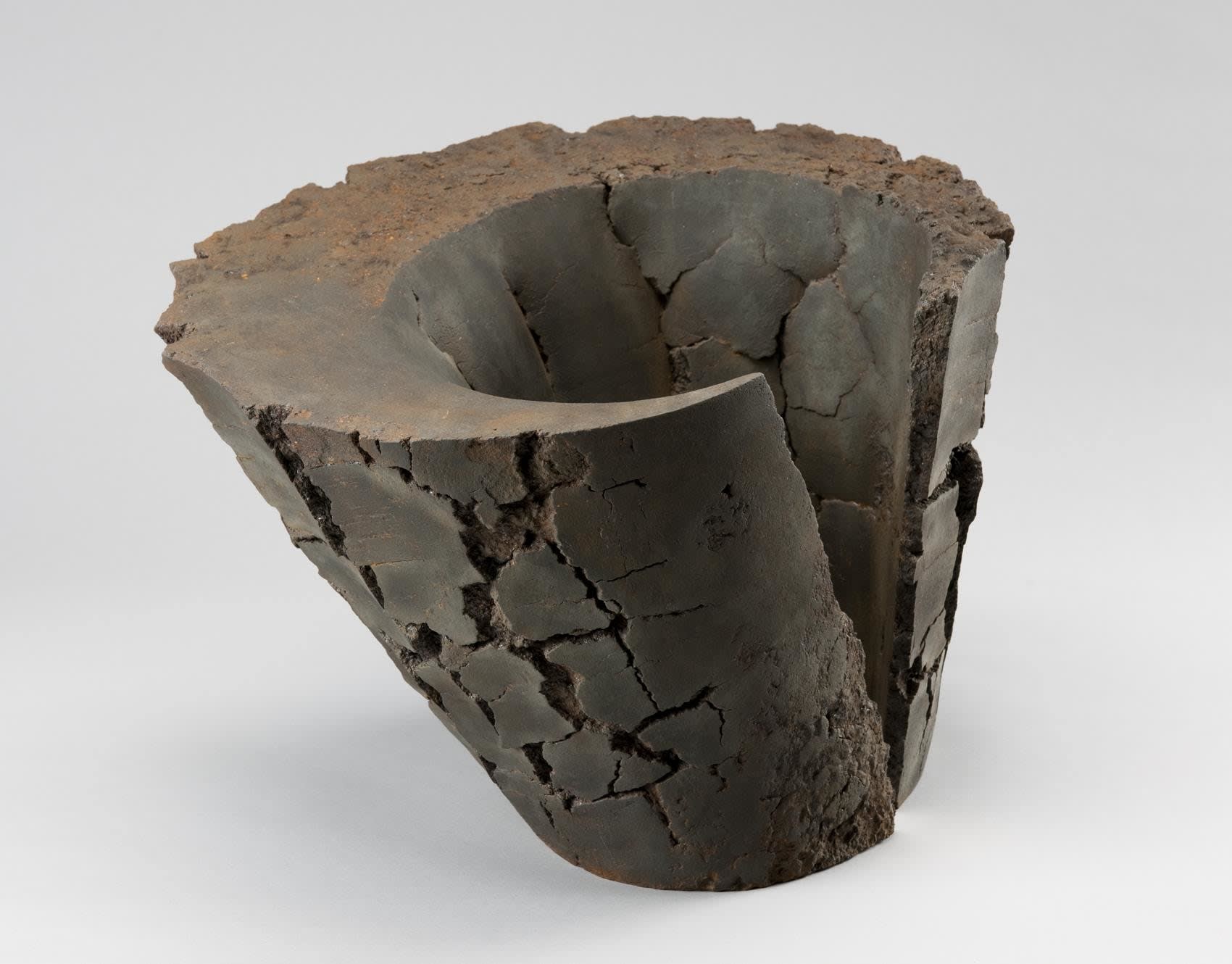 Untitled MV-1014, 2010 Stoneware with iron-filings 15 x 21 3/8 x 16 5/8 inches Inv# 6879 SOLD