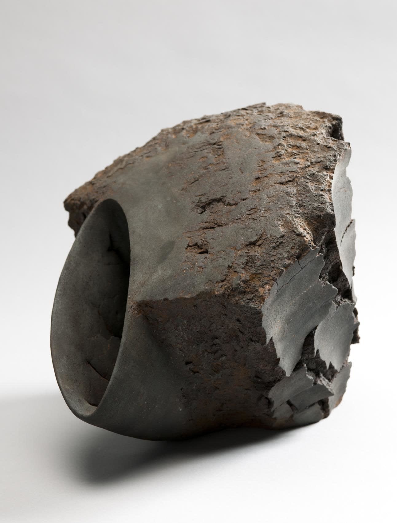Untitled MV-1017, 2010 Stoneware with iron-filings 12 1/4 x 14 1/4 x 14 7/8 inches Inv# 6882 SOLD