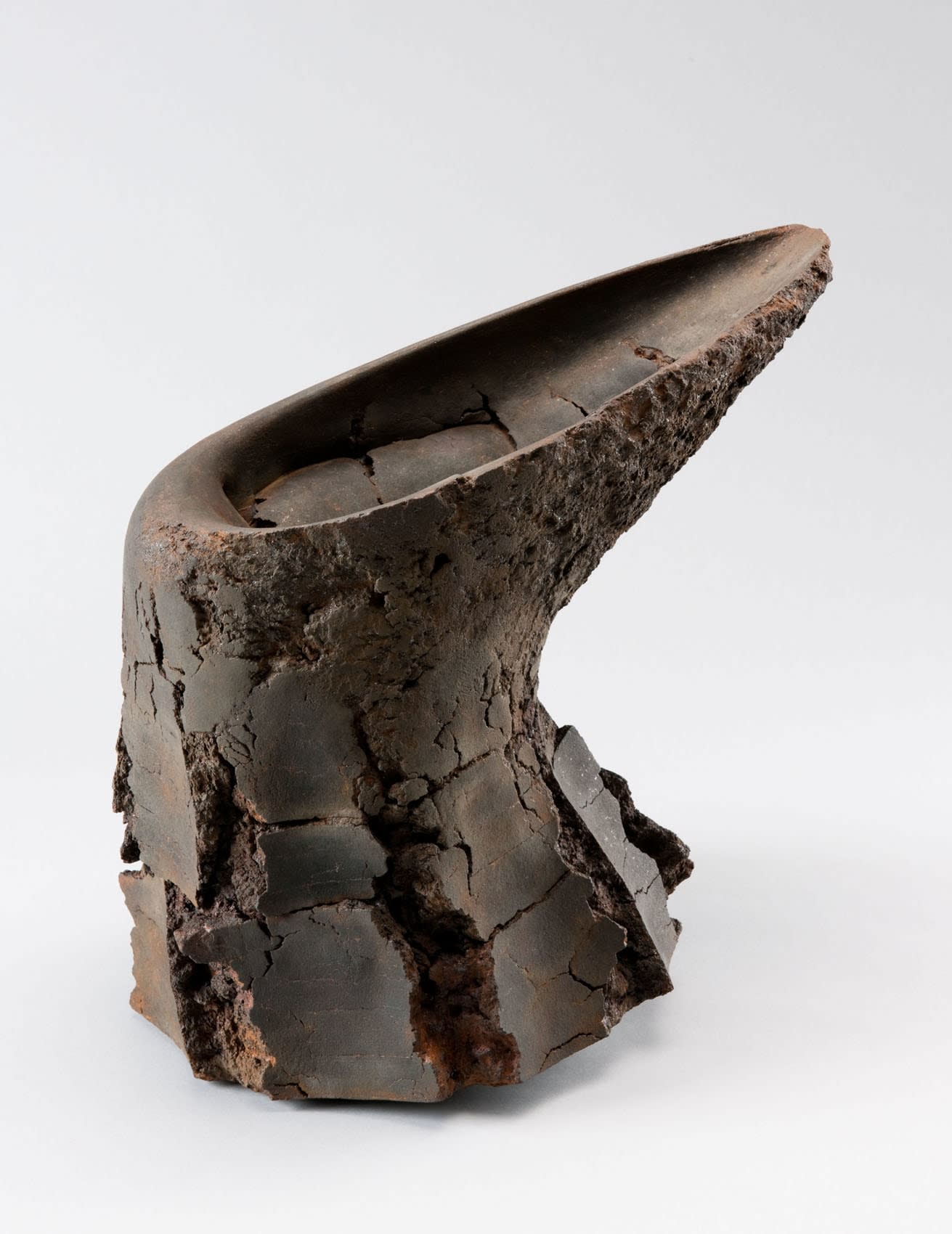 Untitled MV-111, 2011 Stoneware with iron-filings 17 x 17 x 12 1/4 inches Inv# 6897 SOLD