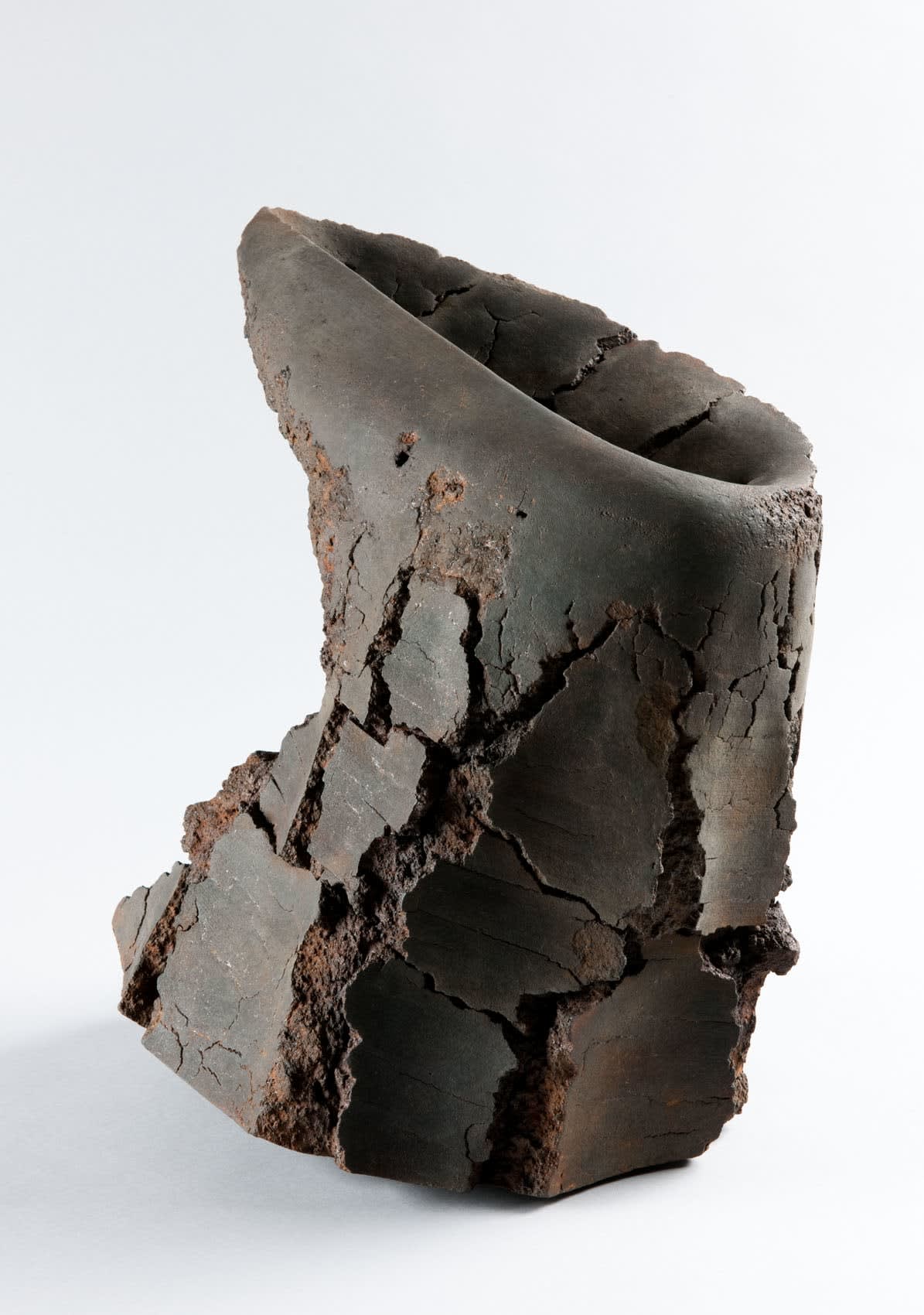 Untitled MV-111, 2011 Stoneware with iron-filings 17 x 17 x 12 1/4 inches Inv# 6897 SOLD