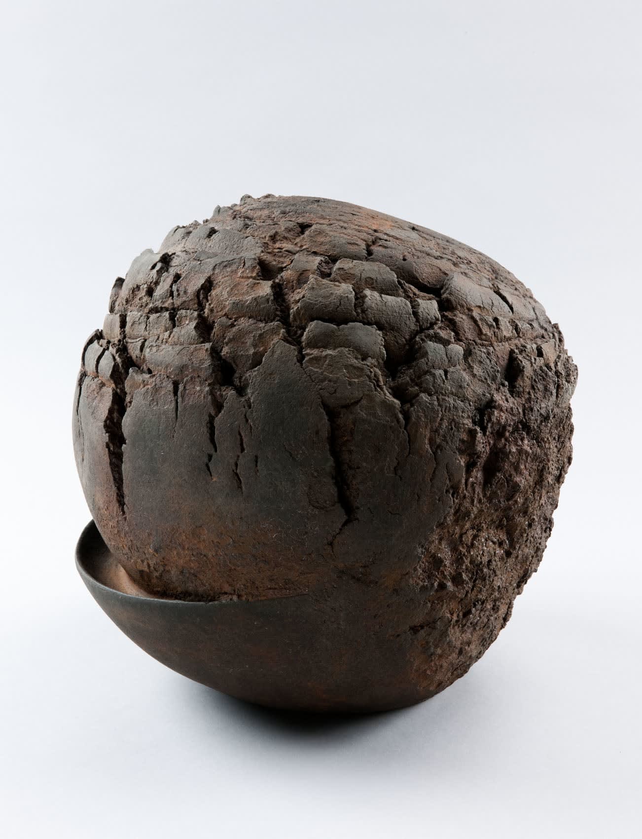 Untitled MV-112, 2011 Stoneware with iron-filings 14 1/4 x 14 5/8 x 14 5/8 inches Inv# 6898 SOLD