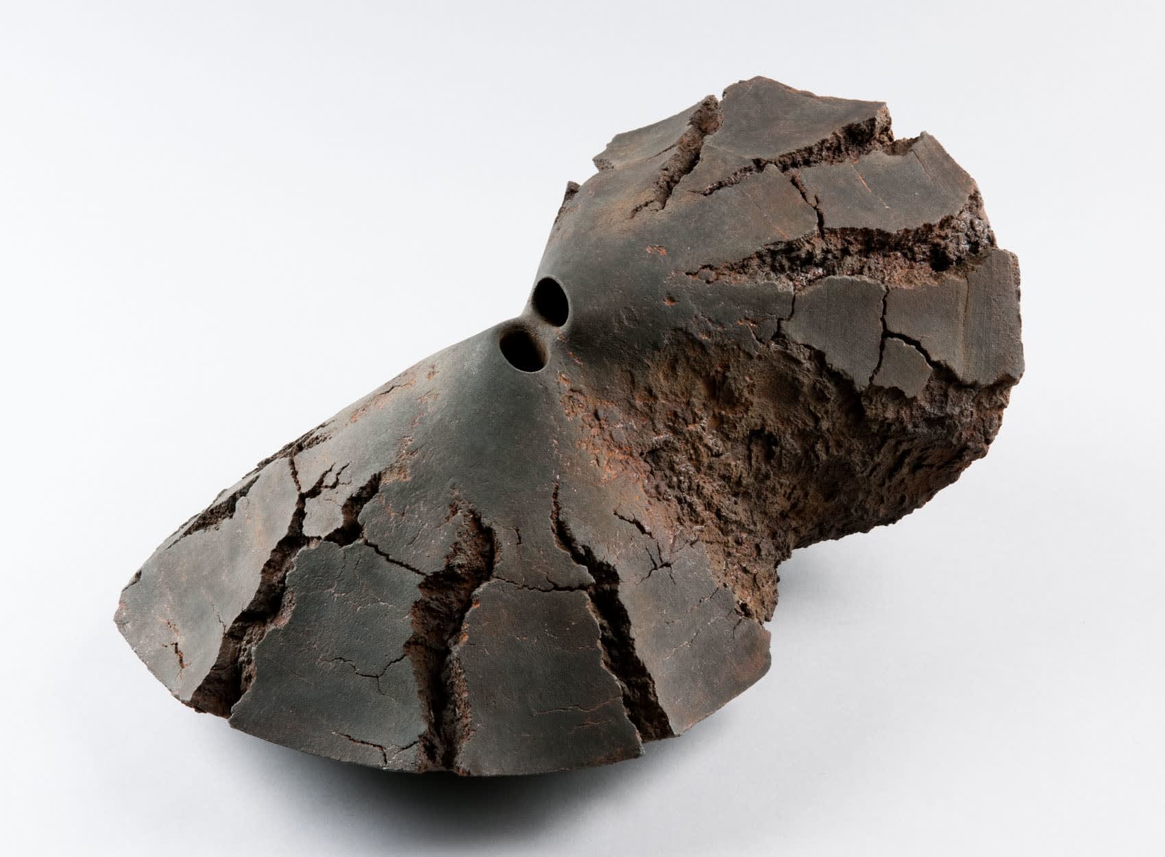 Untitled MV-113, 2011 Stoneware with iron-filings 9 x 17 x 12 1/4 inches Inv# 6899 SOLD