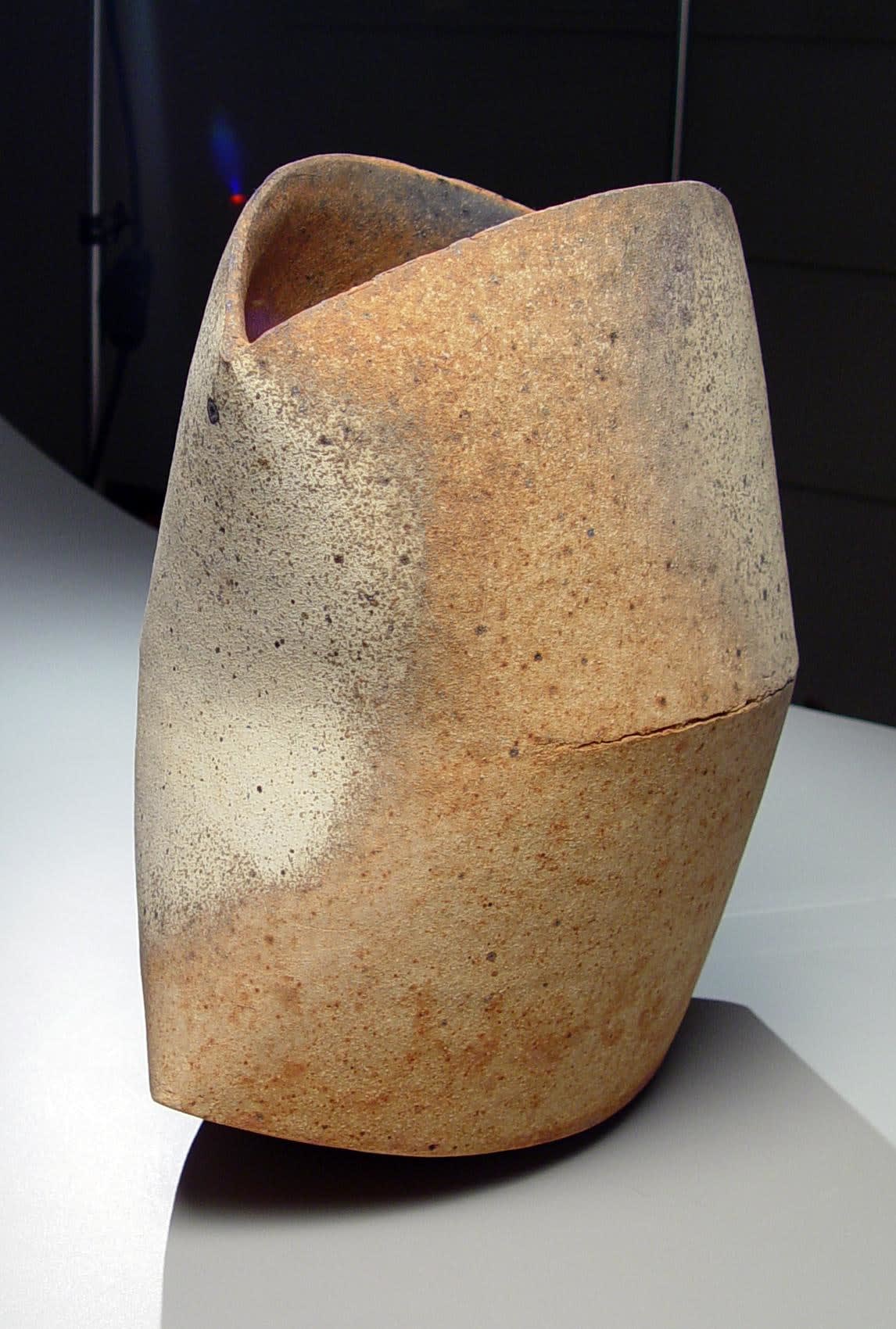 Kodô (Pulse), 2011 Multi-fired unglazed stoneware 16 1/2 x 15 1/2 x 10 7/8 inches Inv# 7063 Sold